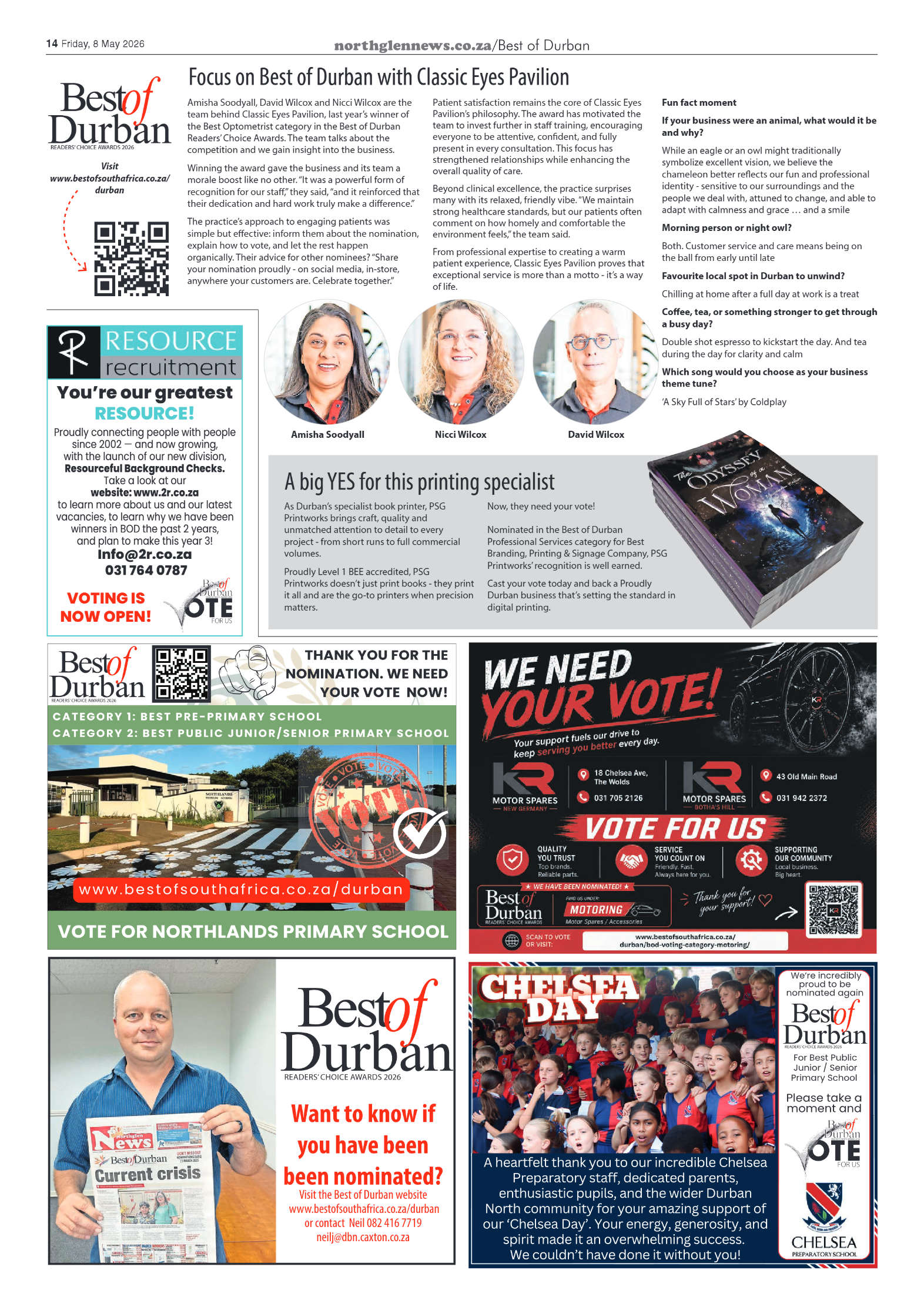 Northglen News 08 May 2026 page 14