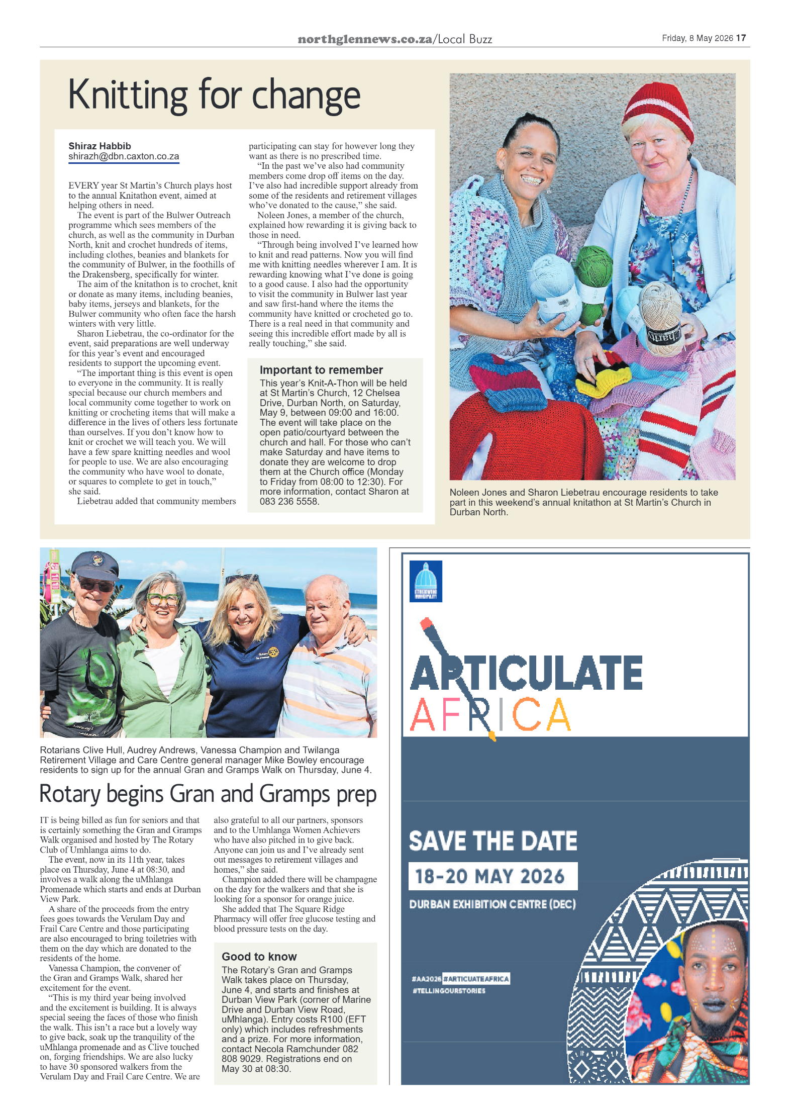 Northglen News 08 May 2026 page 17