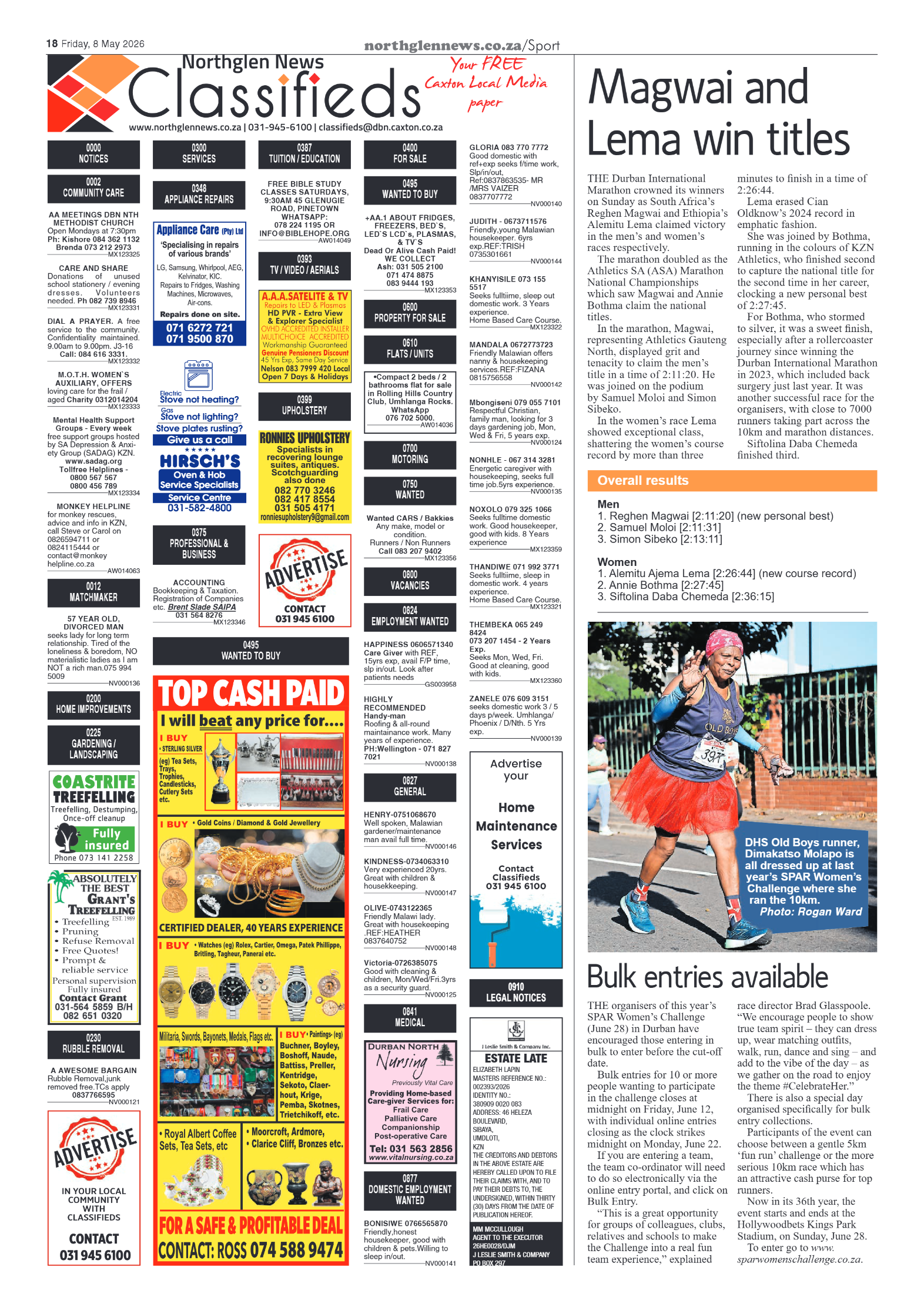 Northglen News 08 May 2026 page 18