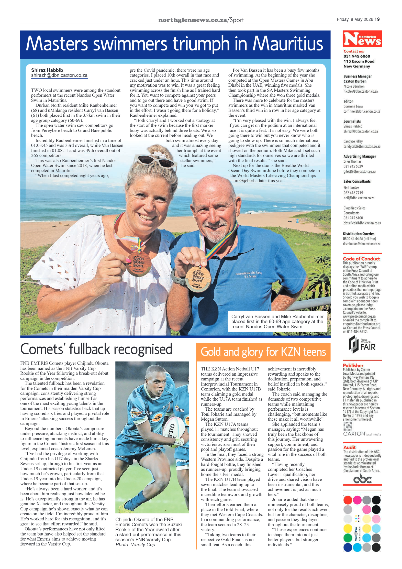 Northglen News 08 May 2026 page 19