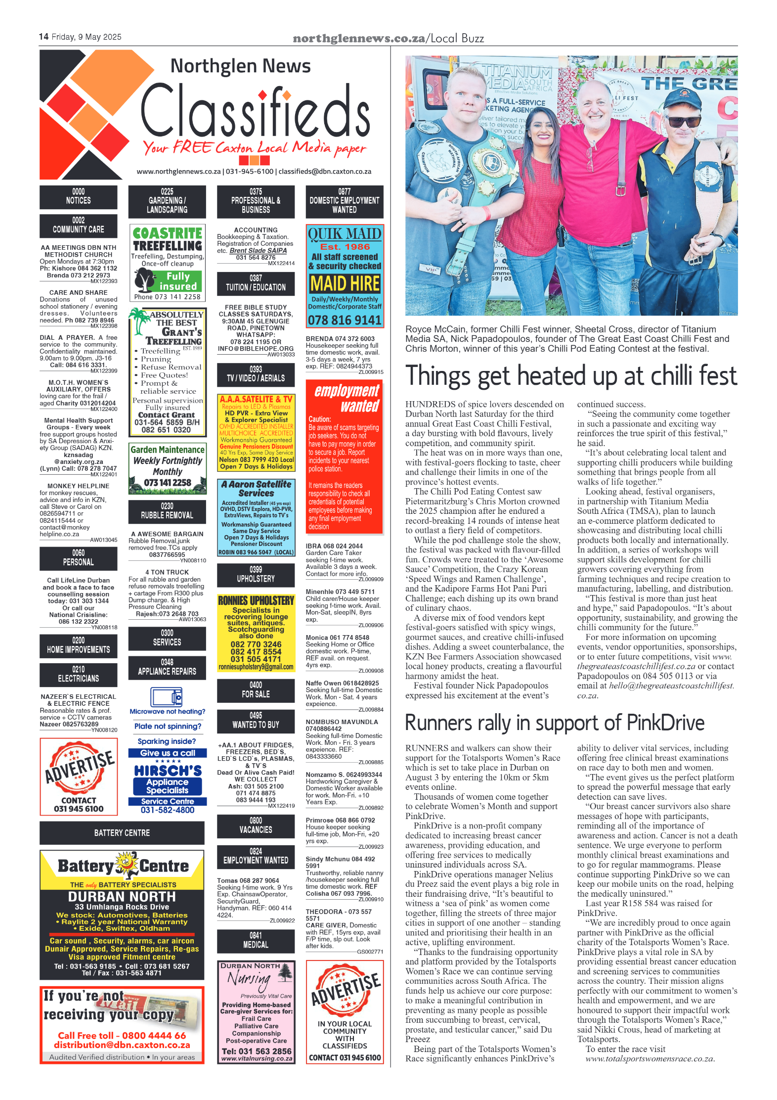 Northglen News 09 May 2025 page 14