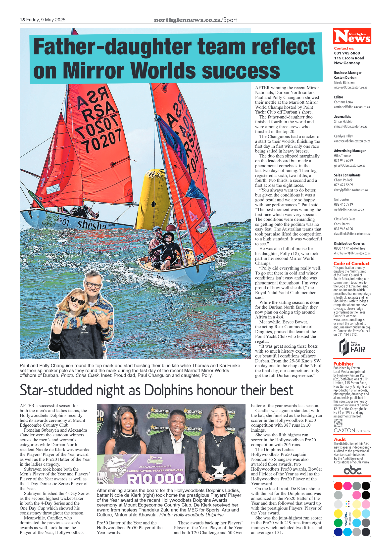 Northglen News 09 May 2025 page 15