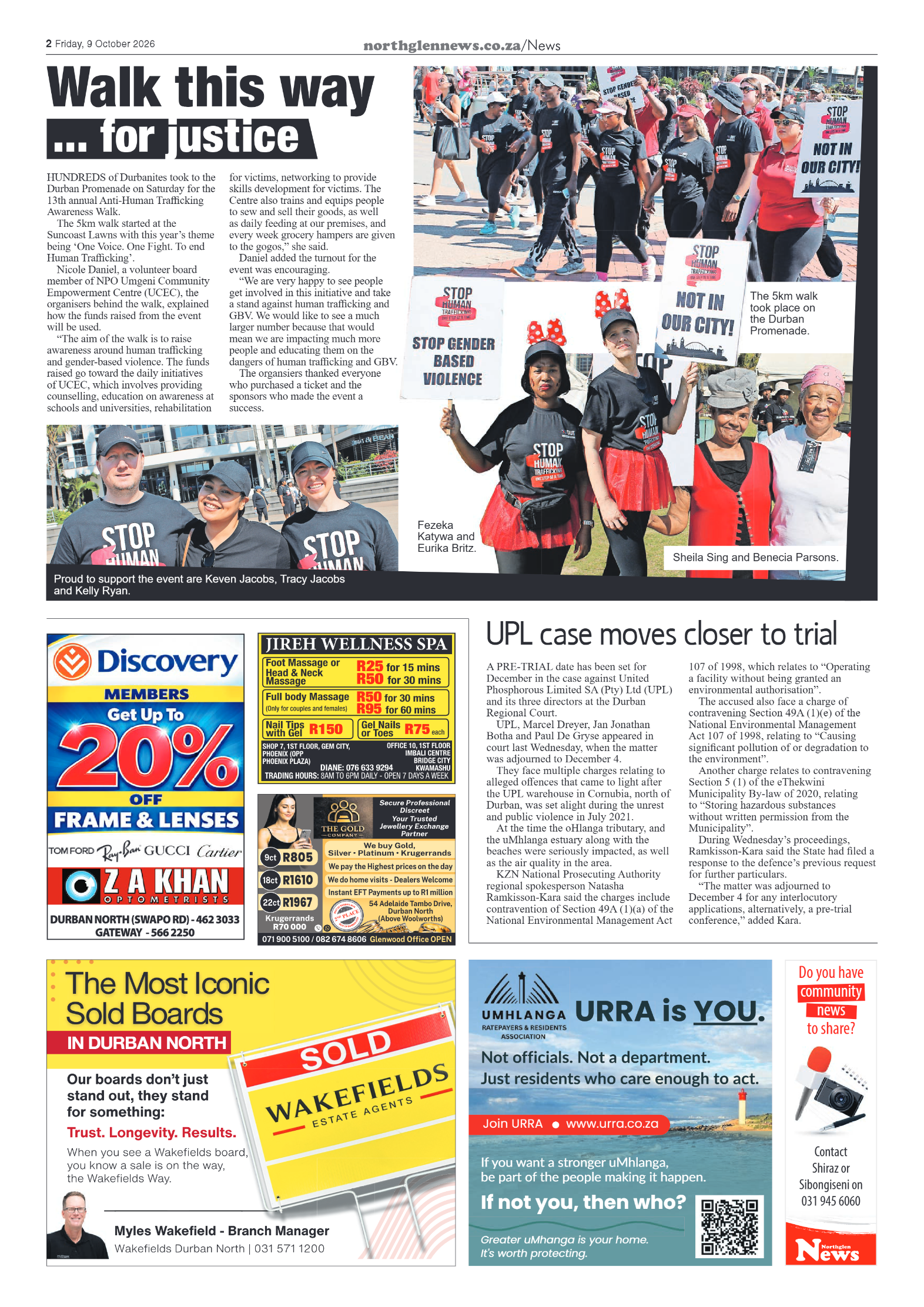 Northglen News 09 October 2026 page 2