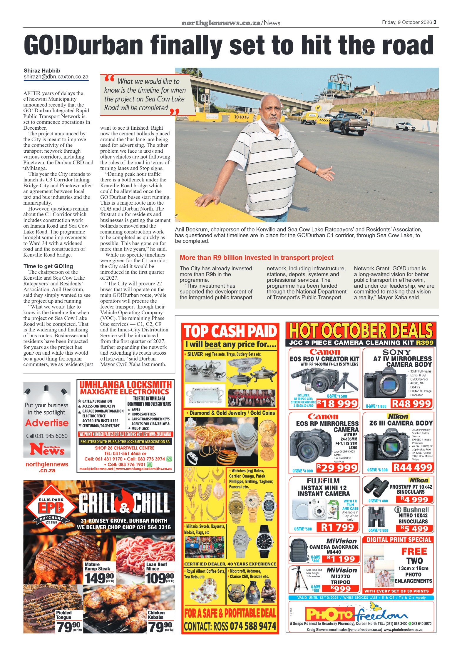 Northglen News 09 October 2026 page 3