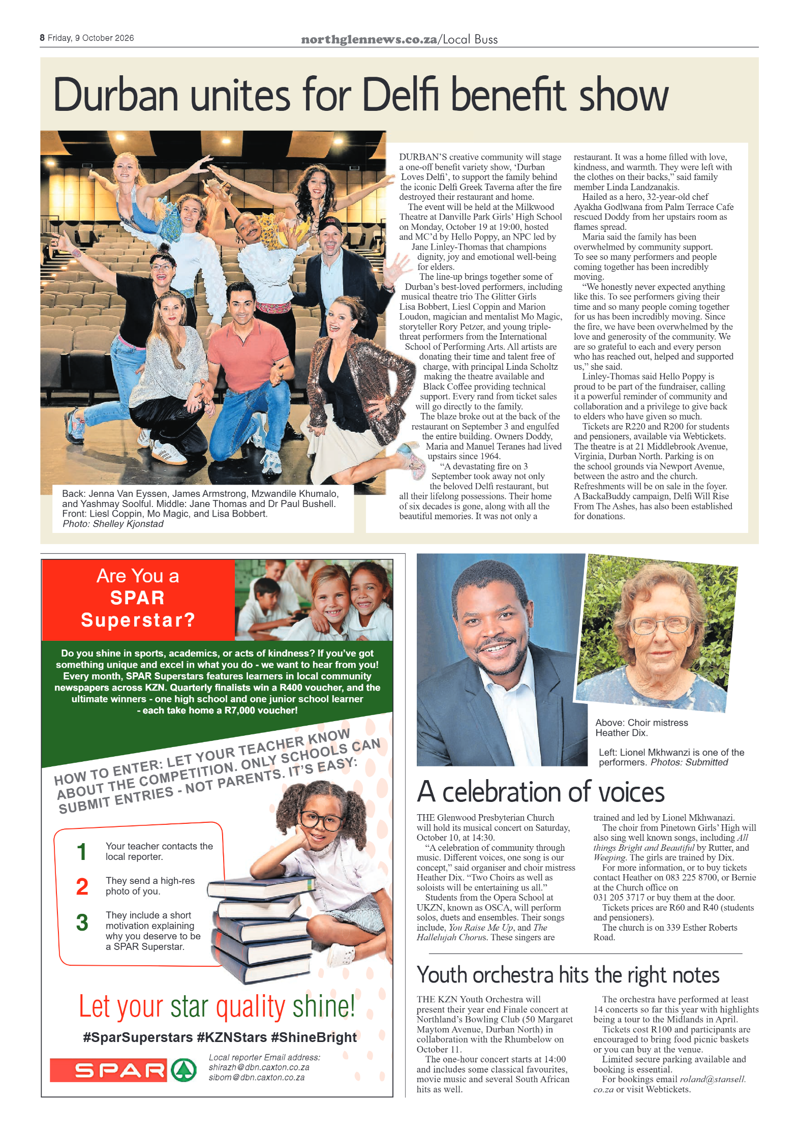Northglen News 09 October 2026 page 8
