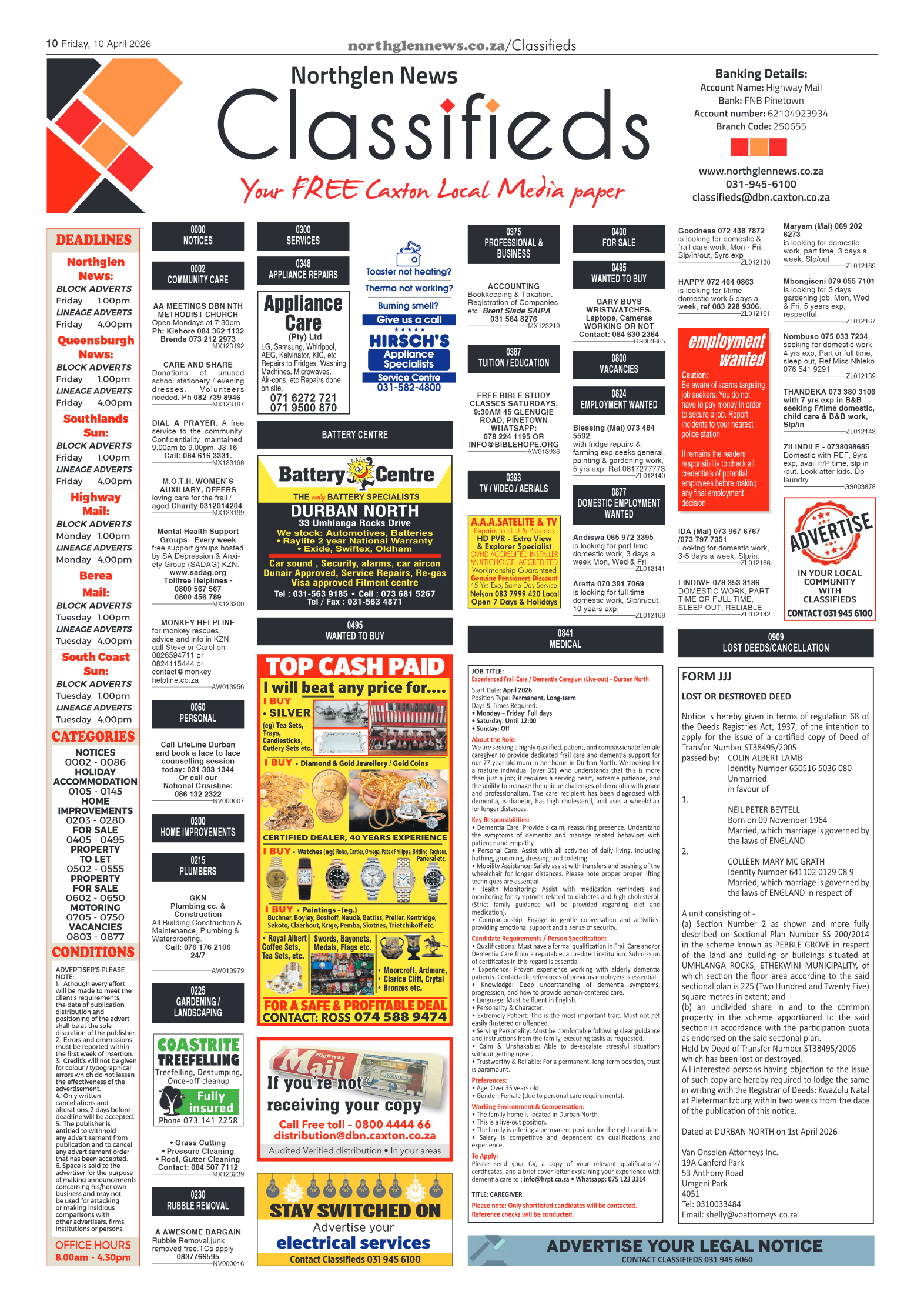 Northglen News 10 April 2026 page 10