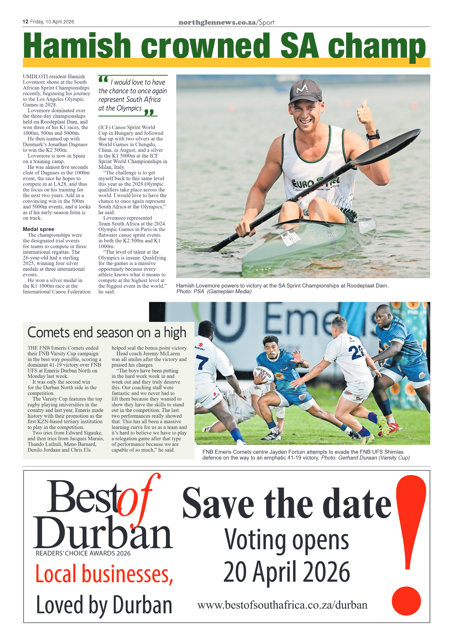 Northglen News 10 April 2026 page 12