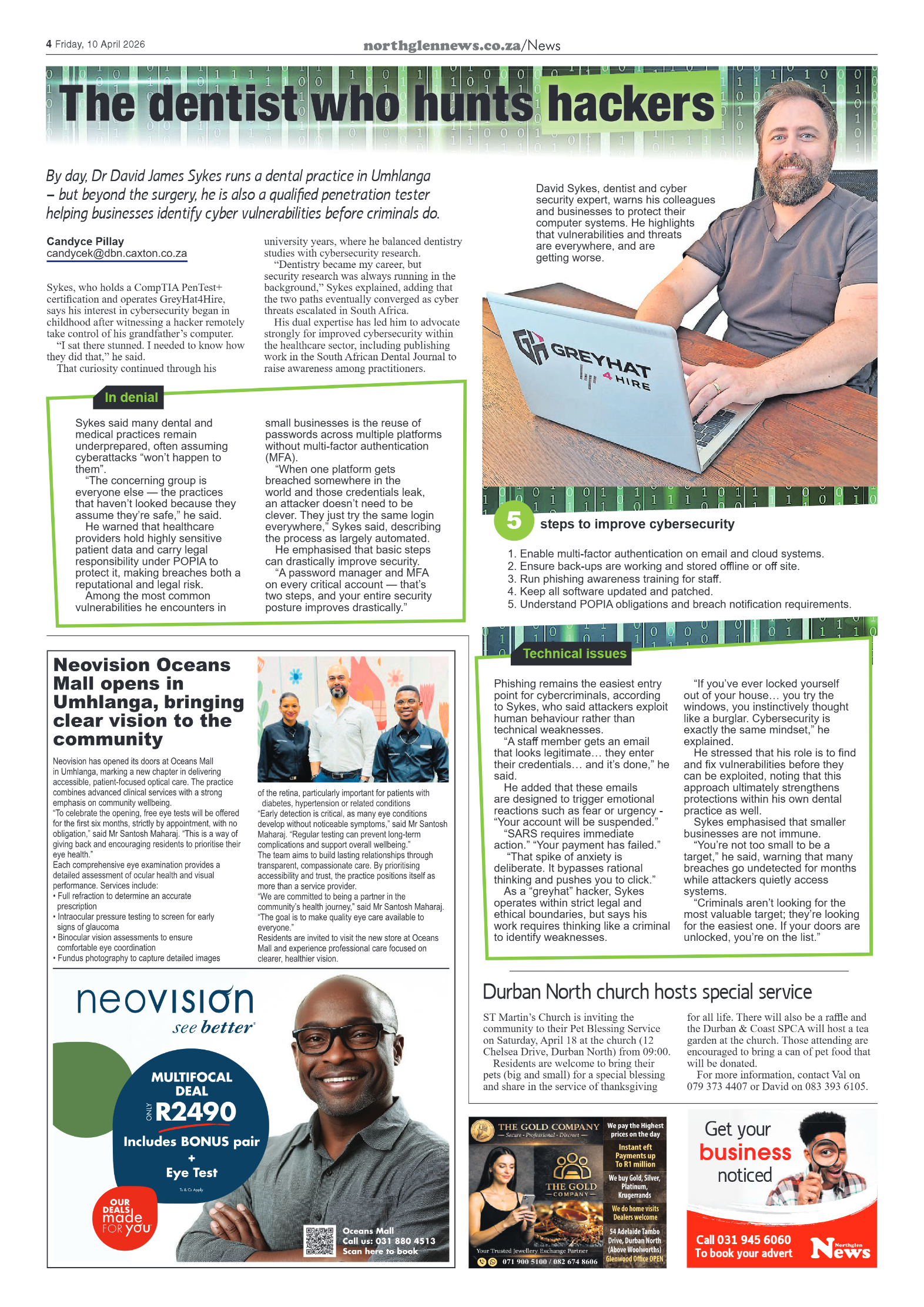 Northglen News 10 April 2026 page 4