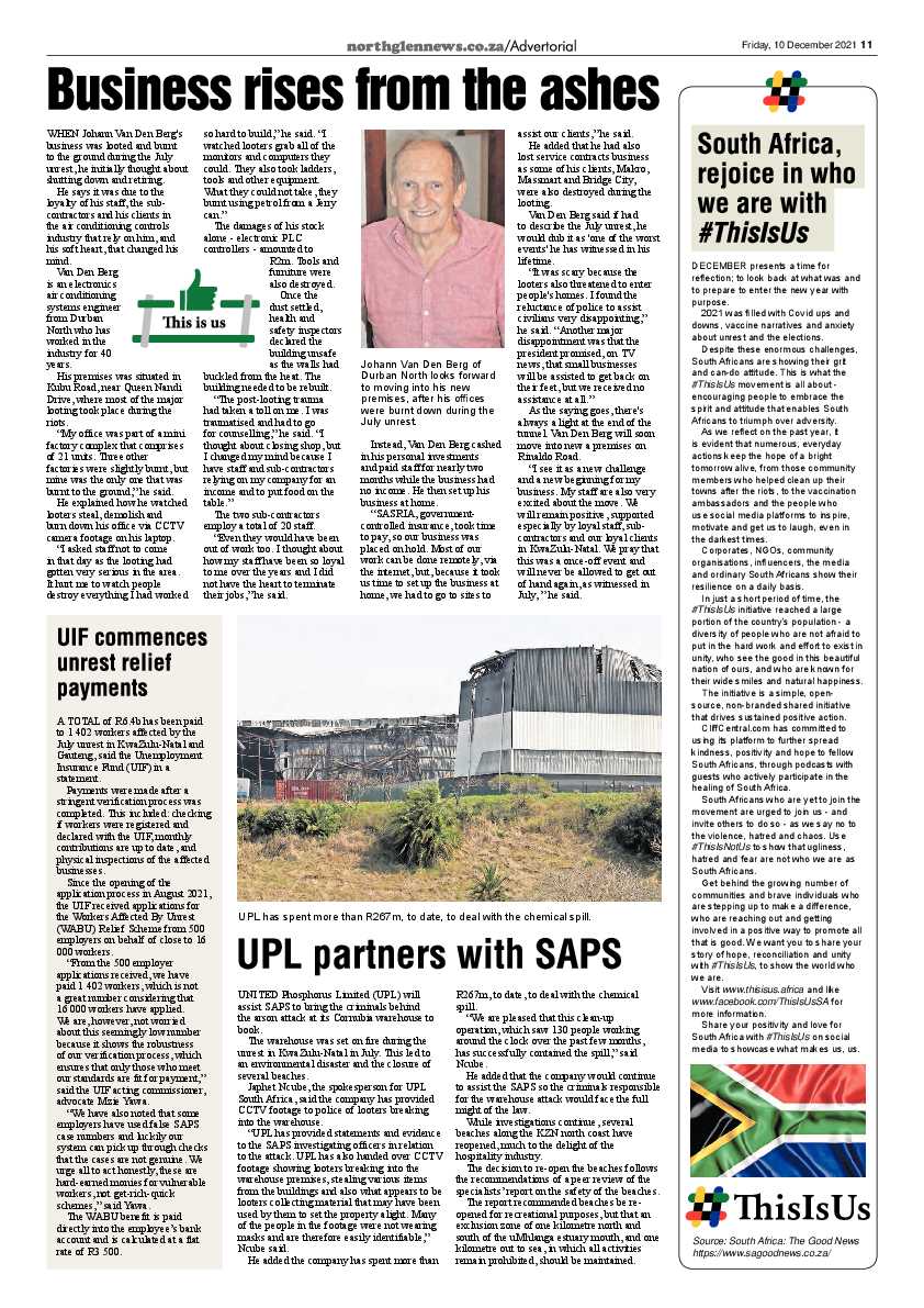 Northglen News 10 December 2021 page 11