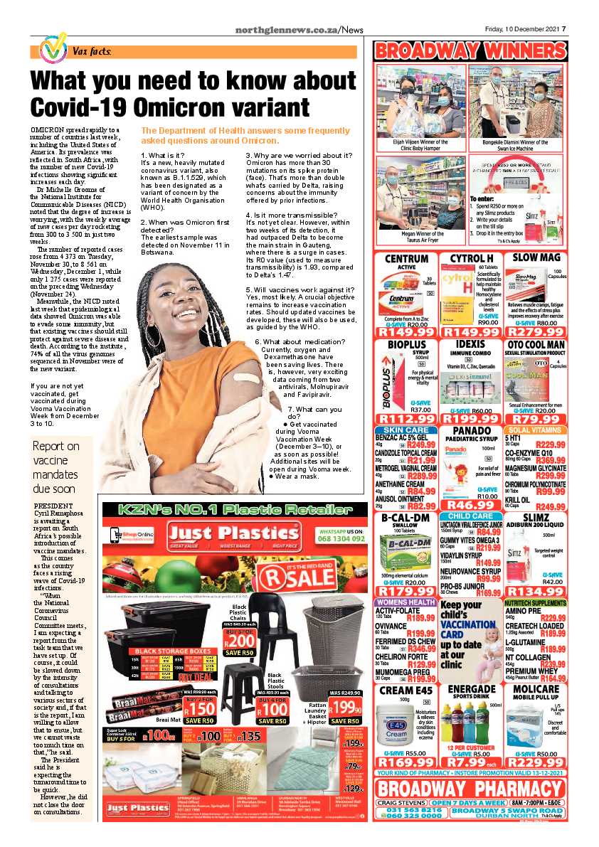 Northglen News 10 December 2021 page 7