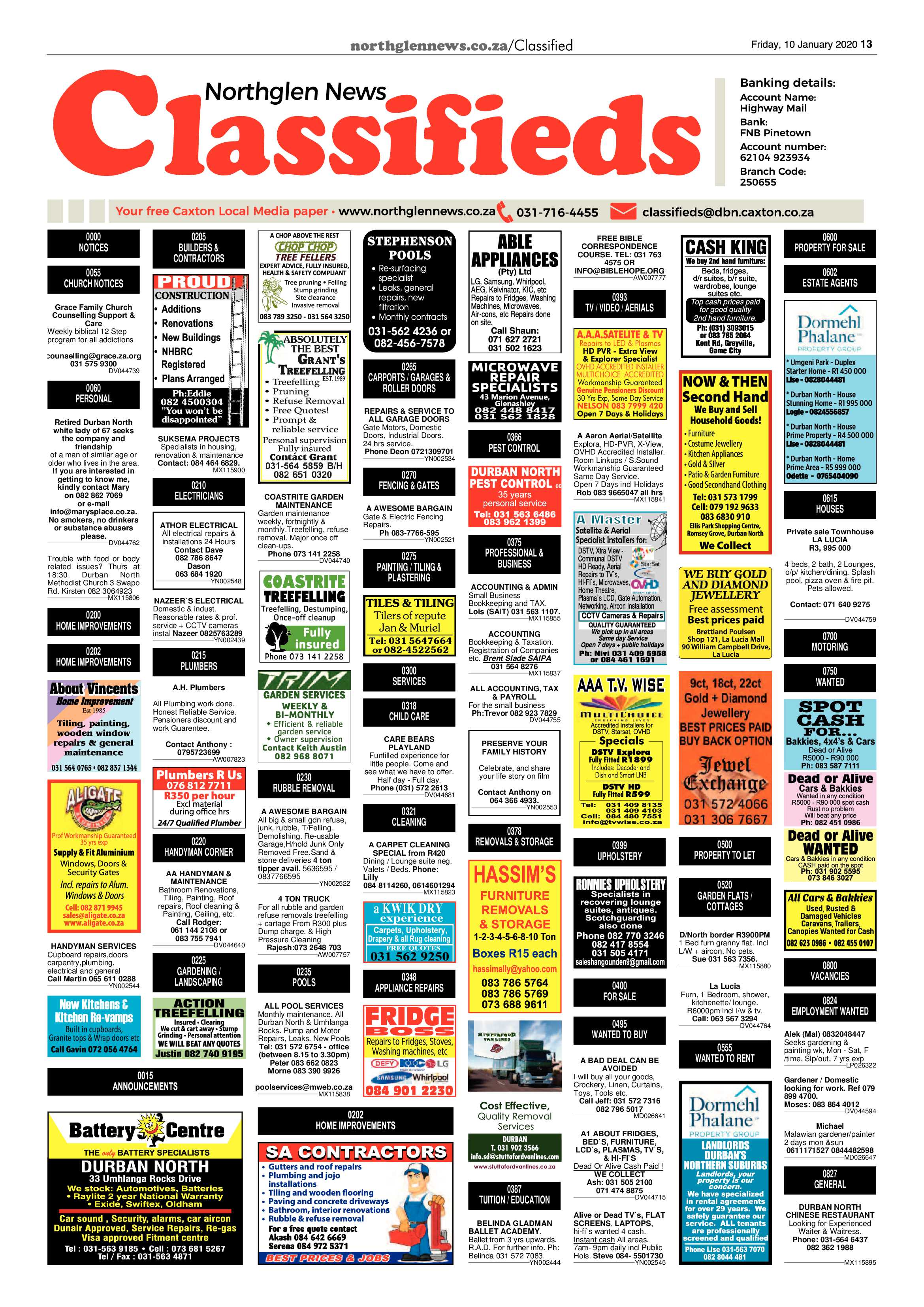 Northglen News 10 January 2020 page 13