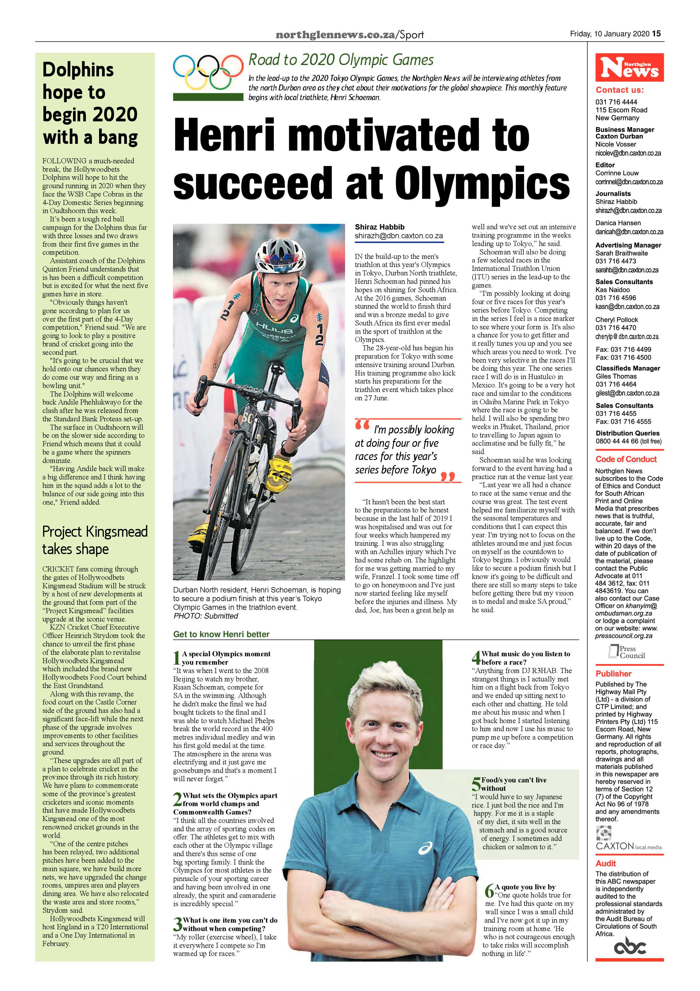 Northglen News 10 January 2020 page 15