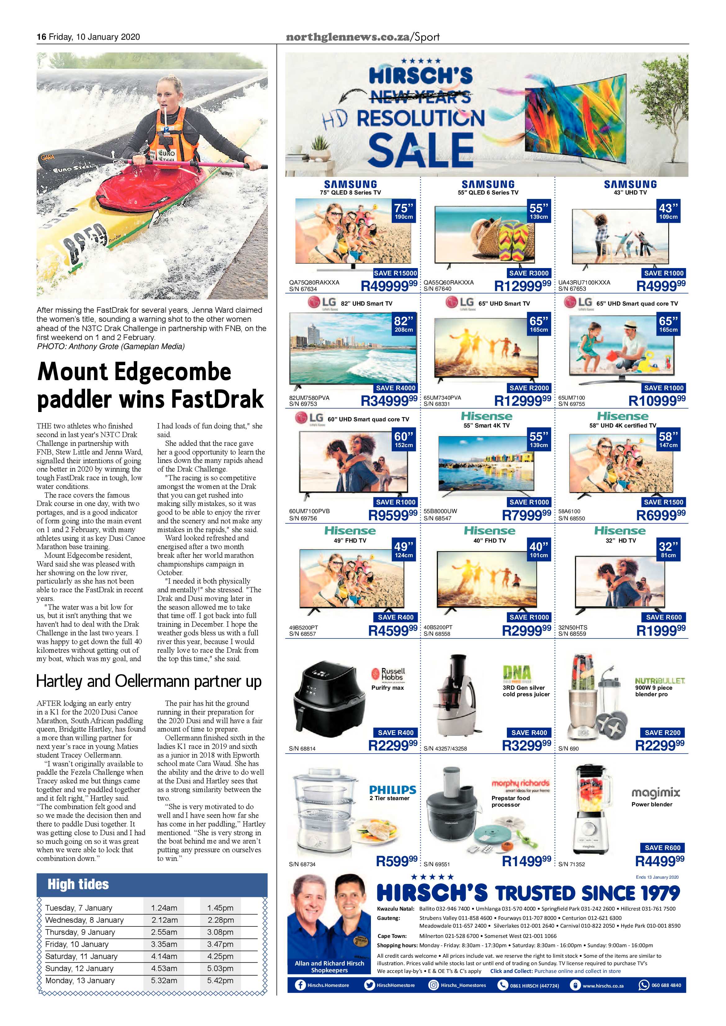 Northglen News 10 January 2020 page 16