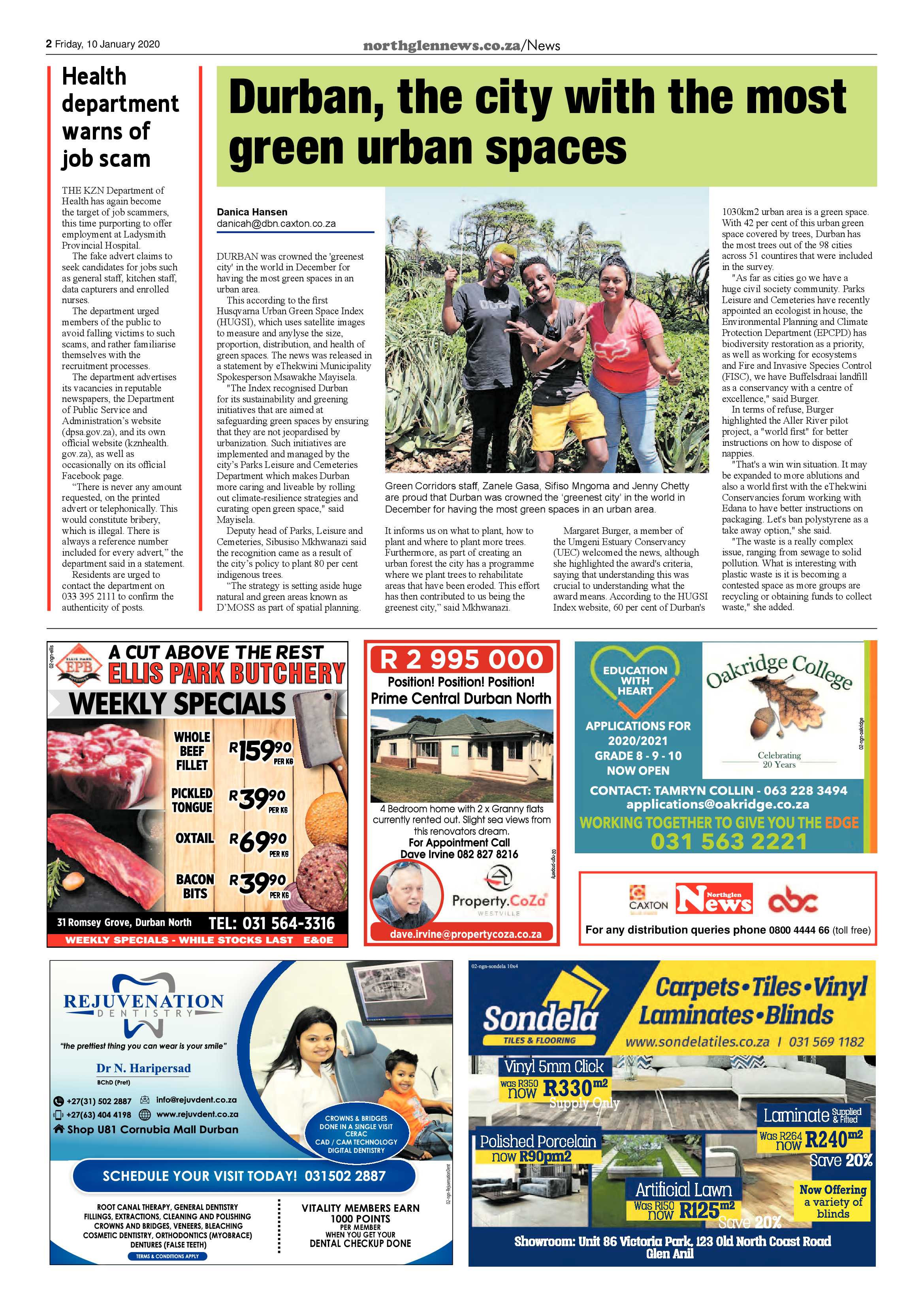 Northglen News 10 January 2020 page 2