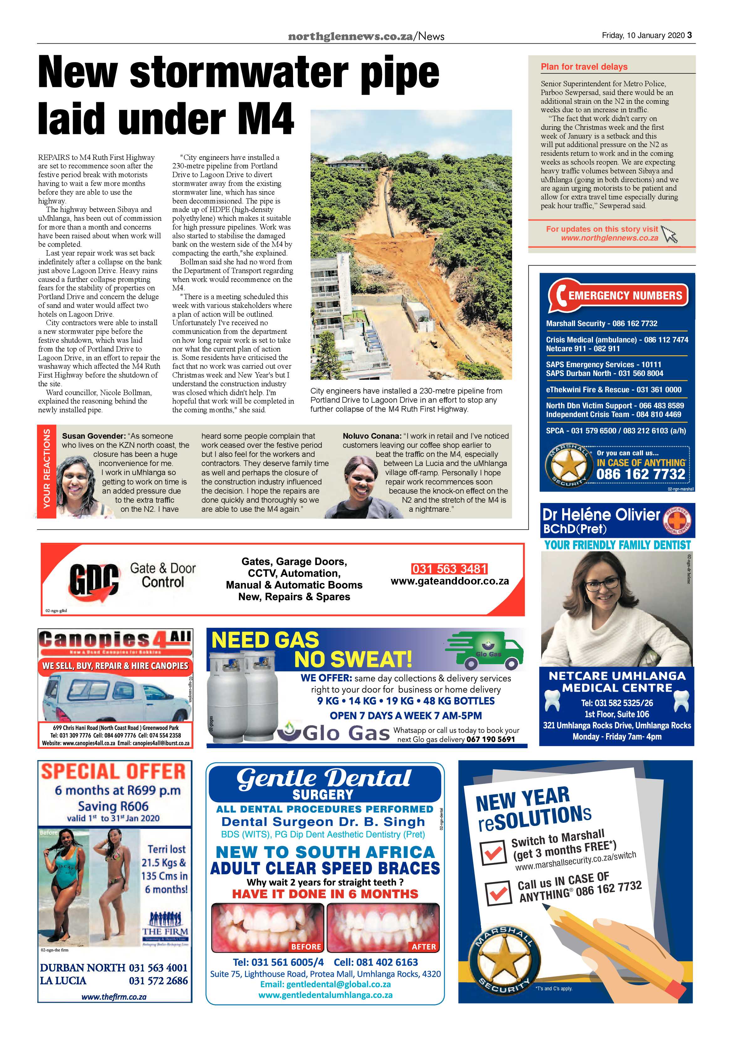 Northglen News 10 January 2020 page 3