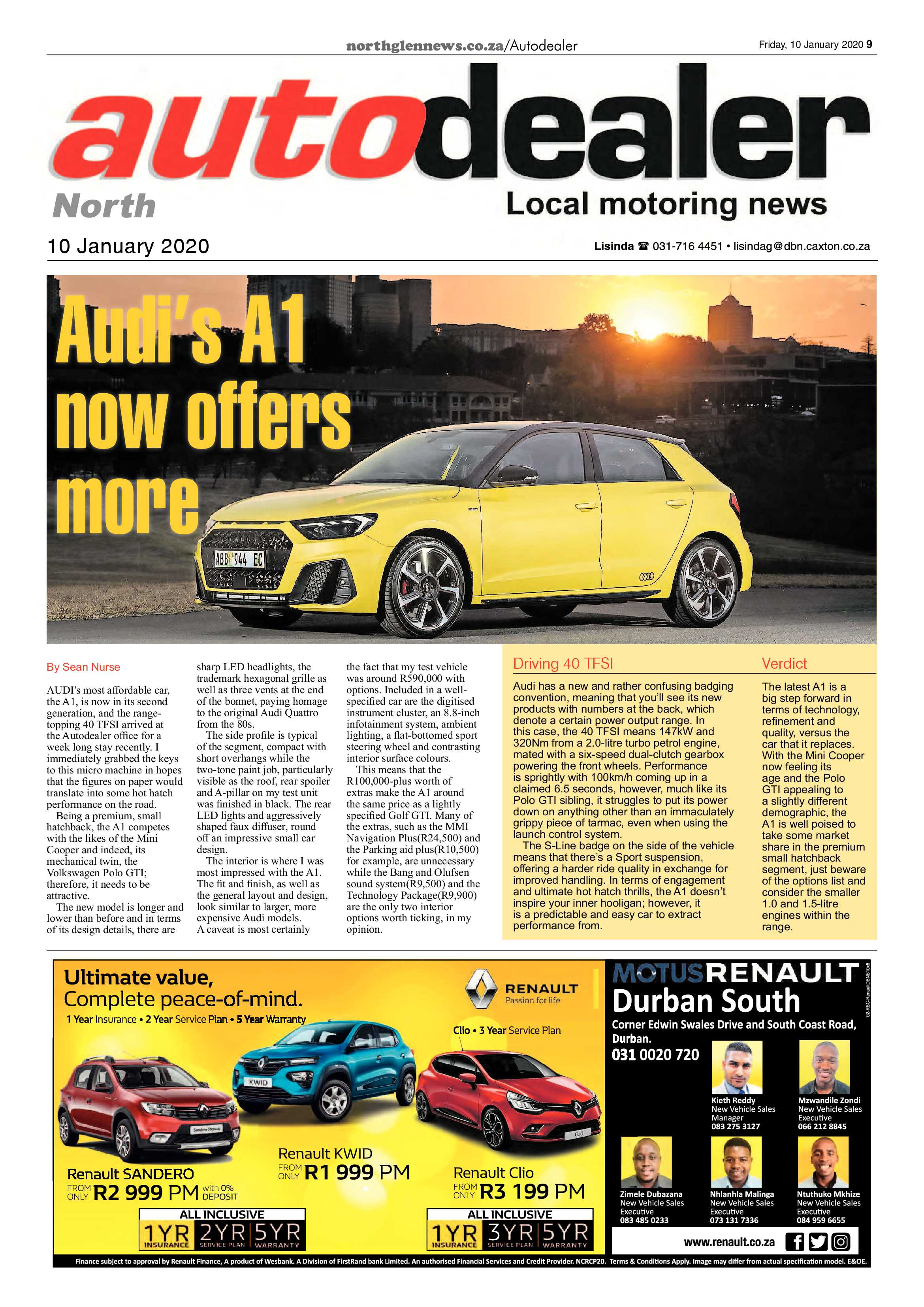 Northglen News 10 January 2020 page 9
