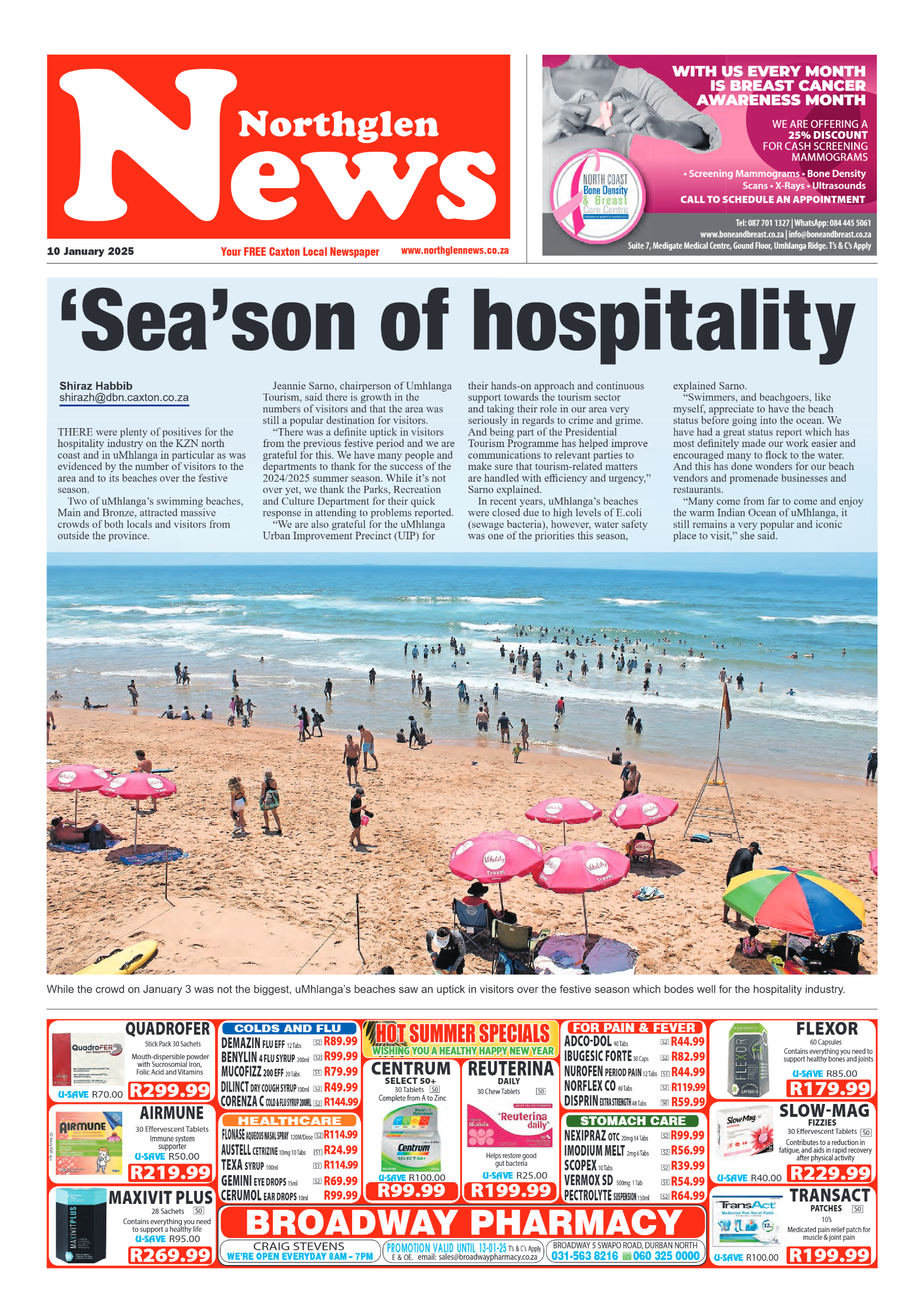 Northglen News 10 January 2025 page 1