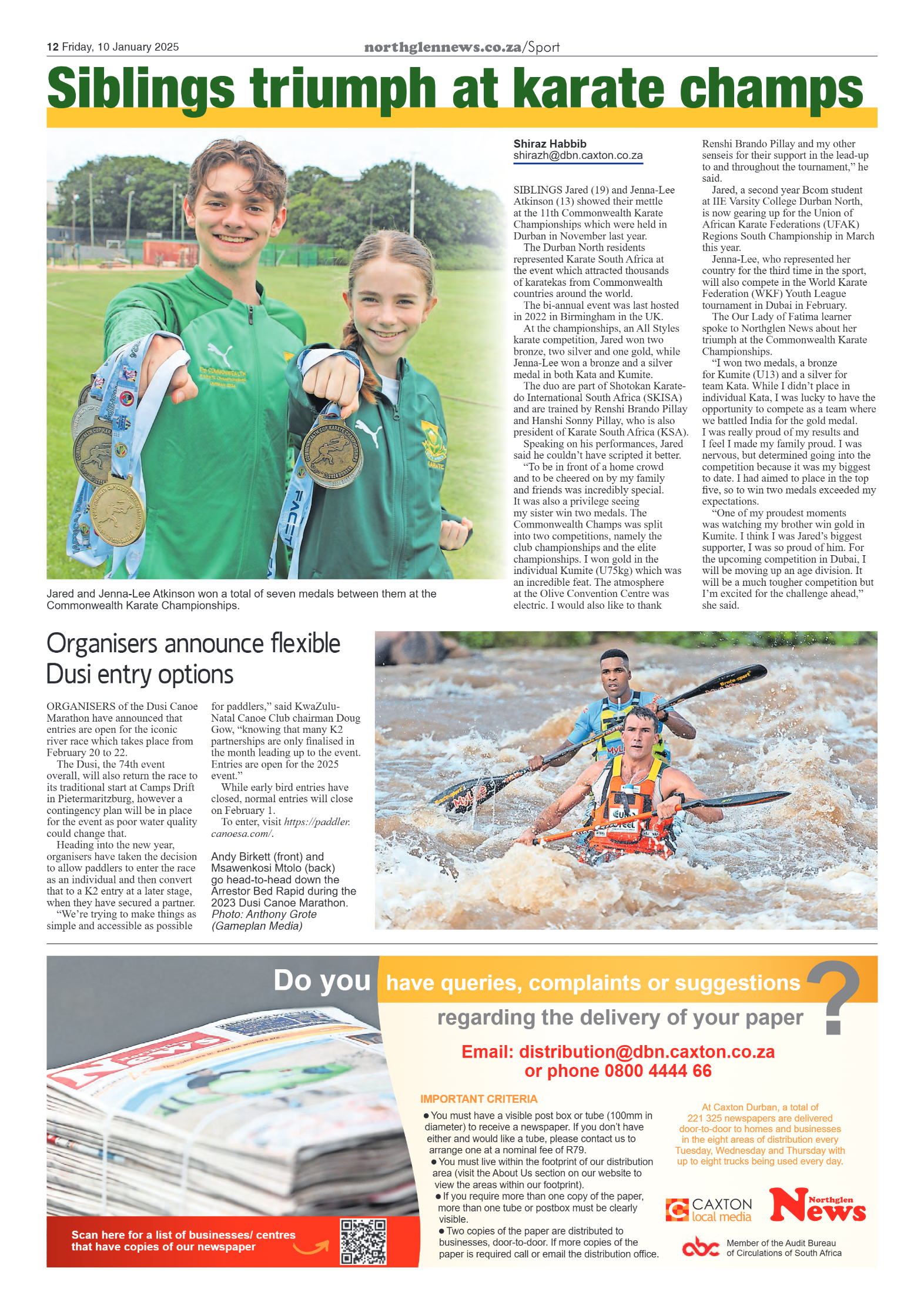 Northglen News 10 January 2025 page 12