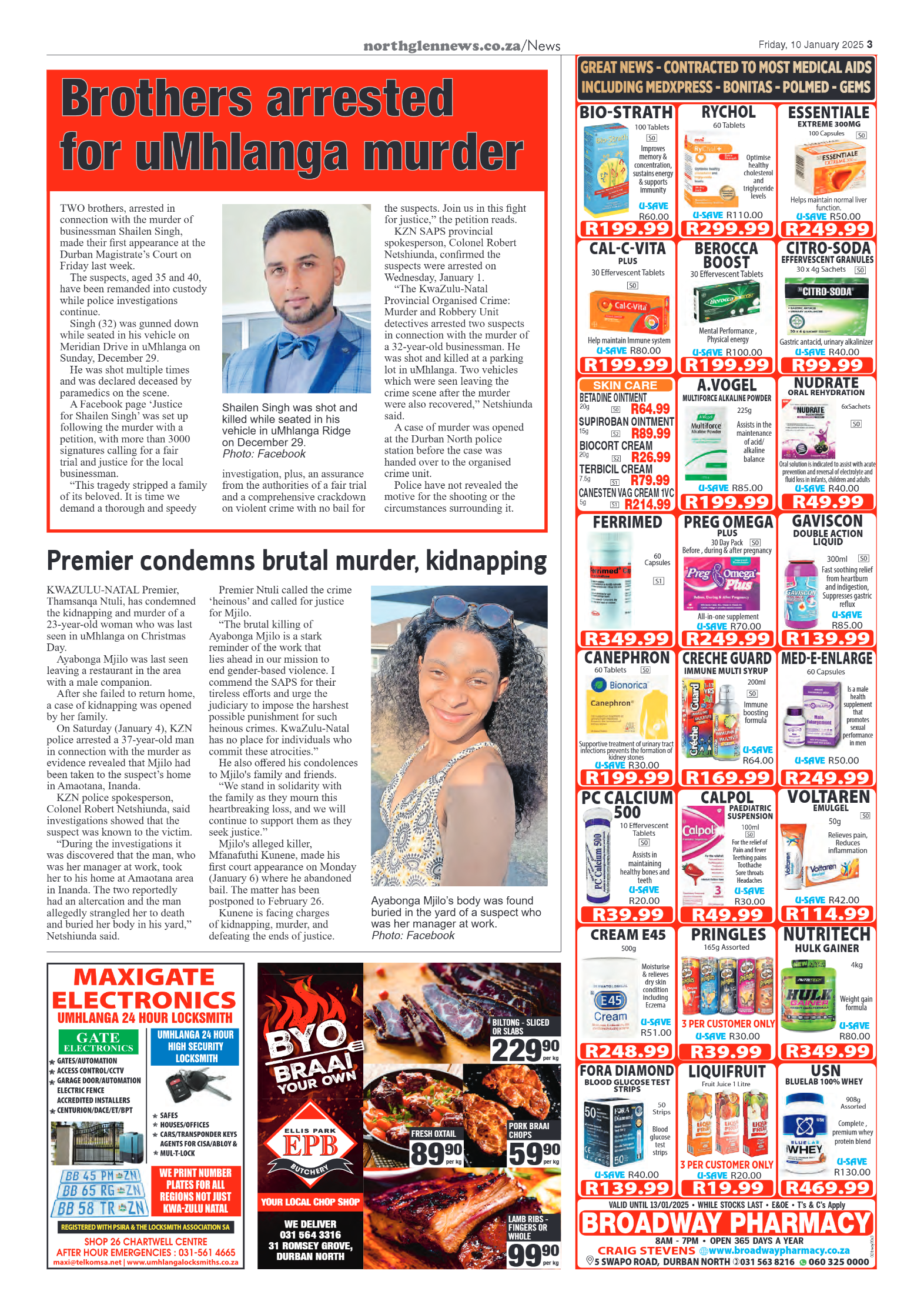 Northglen News 10 January 2025 page 3