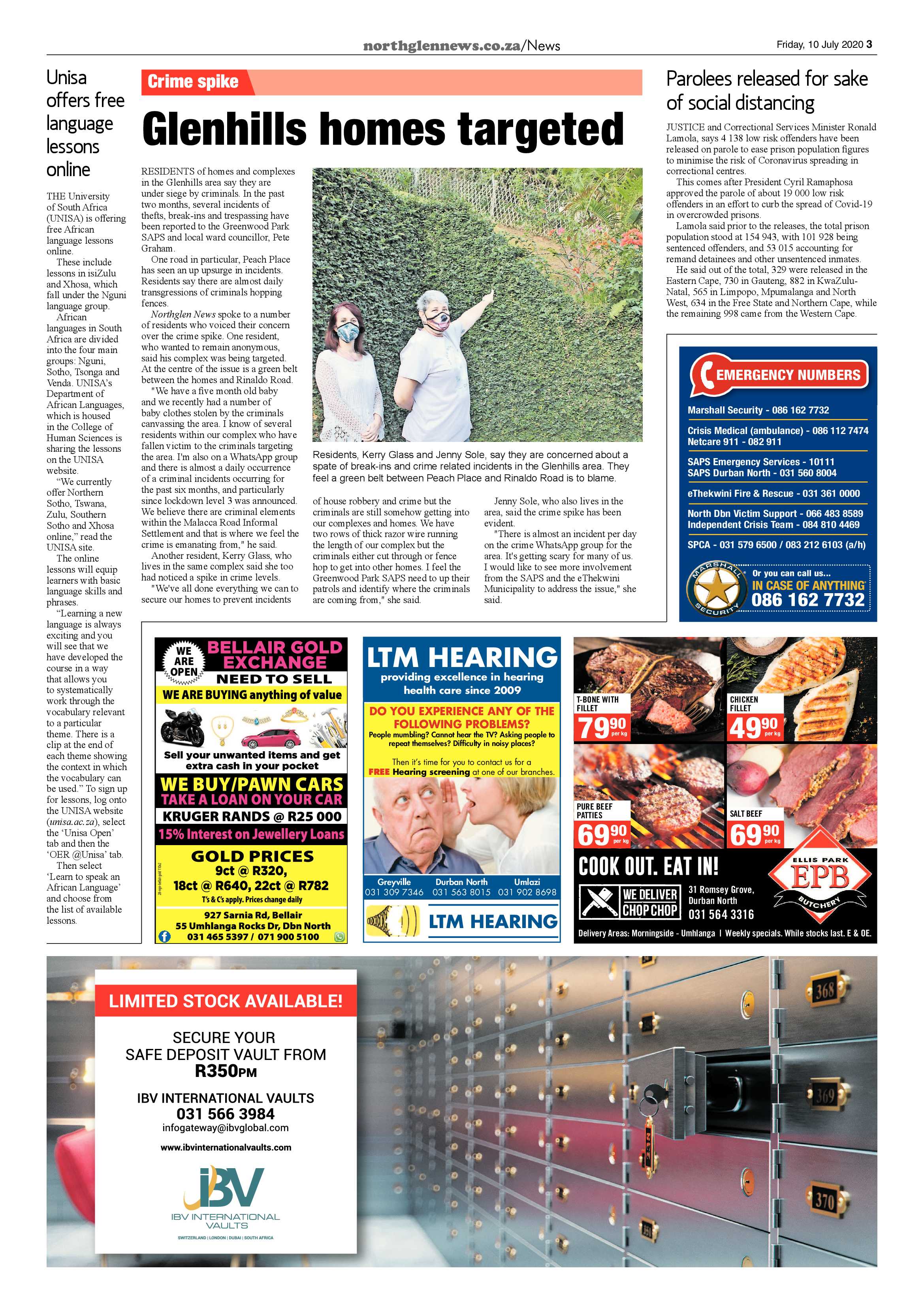 Northglen News 10 July 2020 page 3