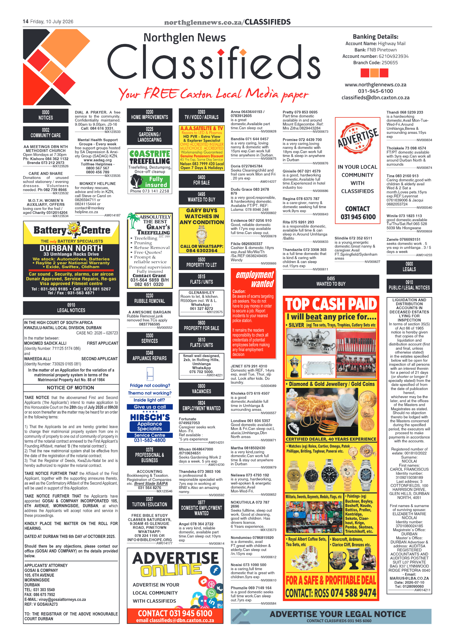 Northglen News 10 July 2026 page 14