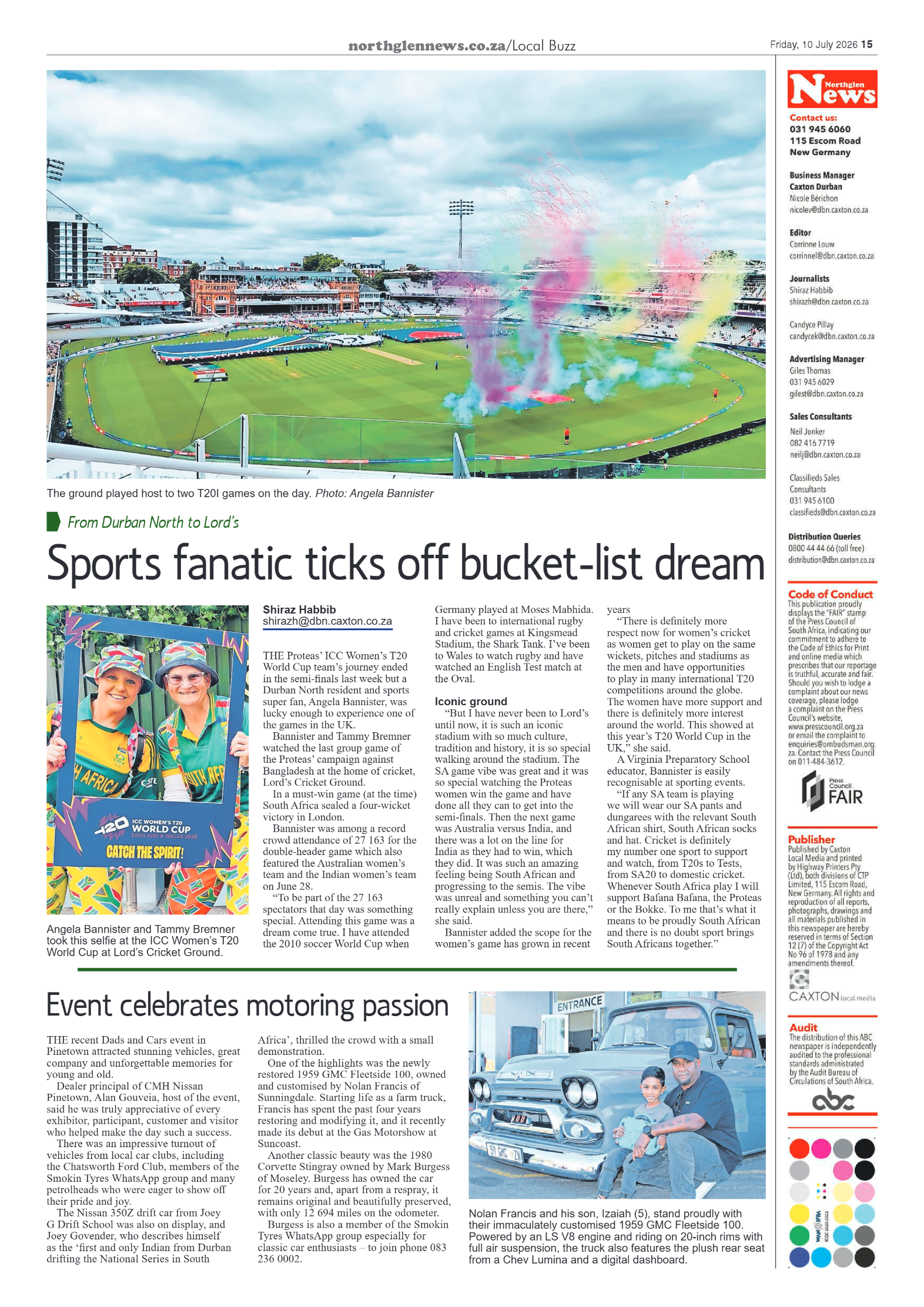 Northglen News 10 July 2026 page 15
