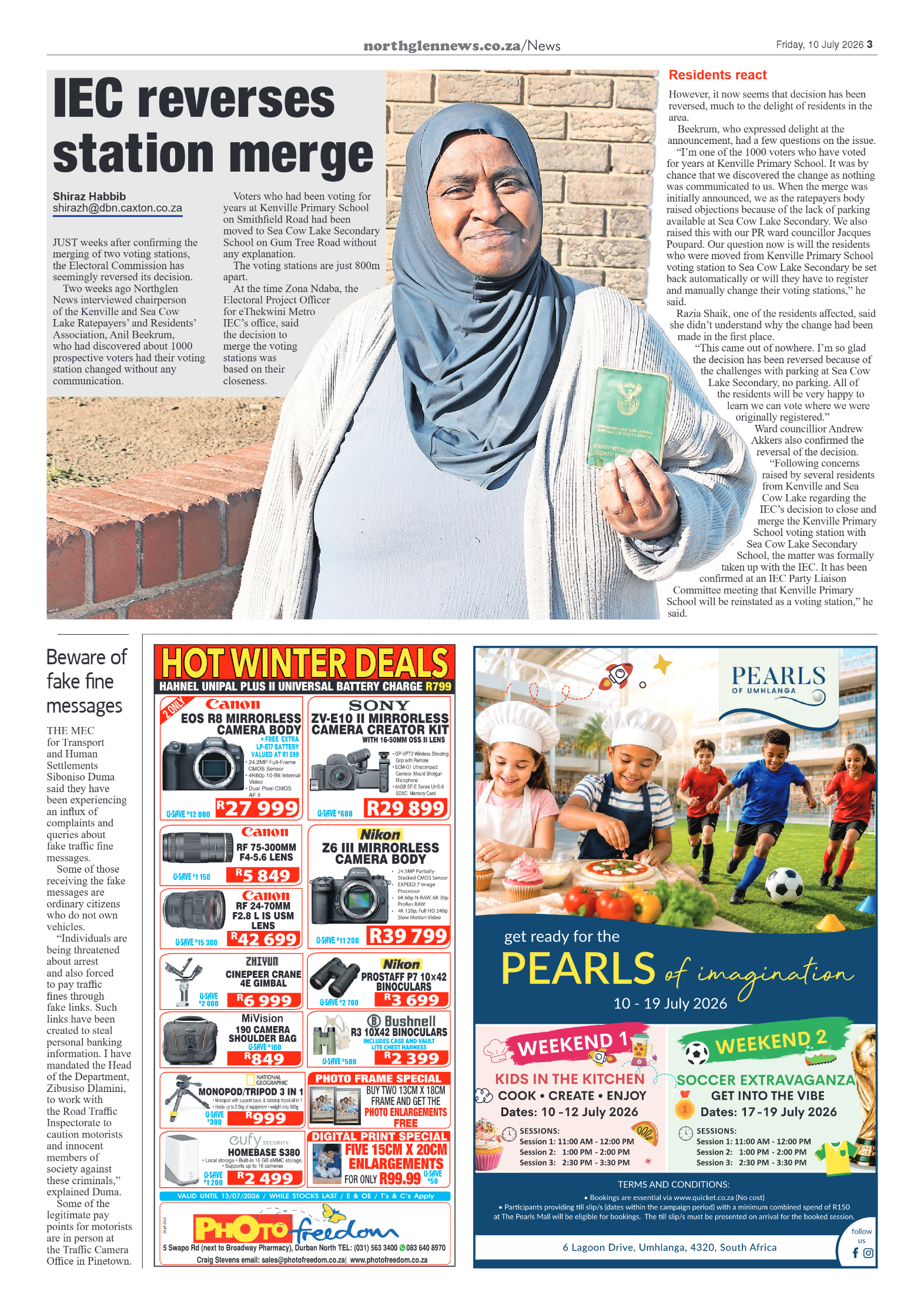 Northglen News 10 July 2026 page 3