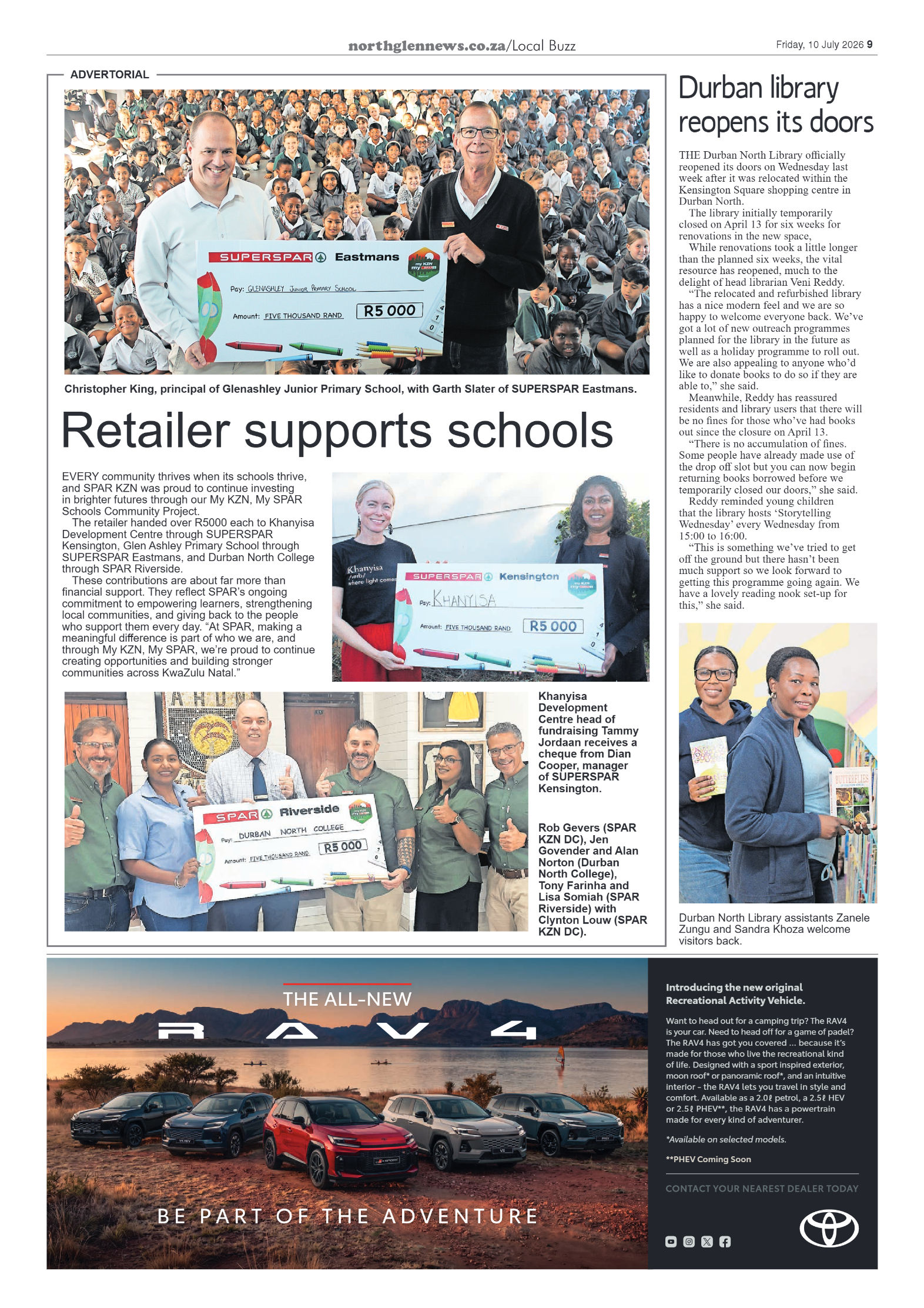 Northglen News 10 July 2026 page 9