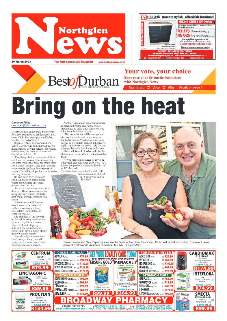 Northglen News 10 March 2023 page 1
