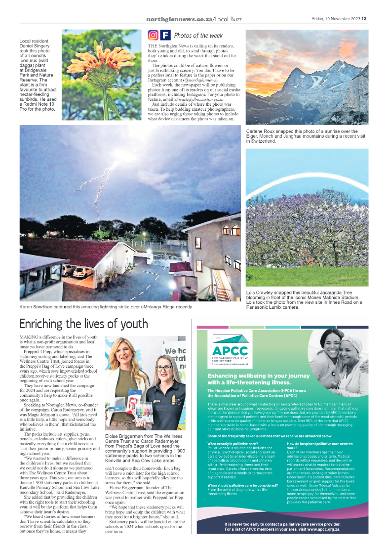 Northglen News 10 November 2023 page 13