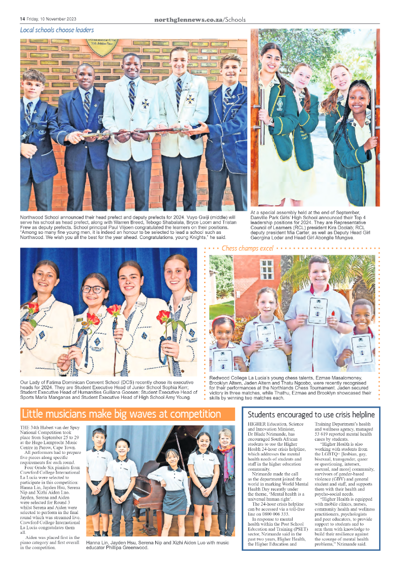 Northglen News 10 November 2023 page 14