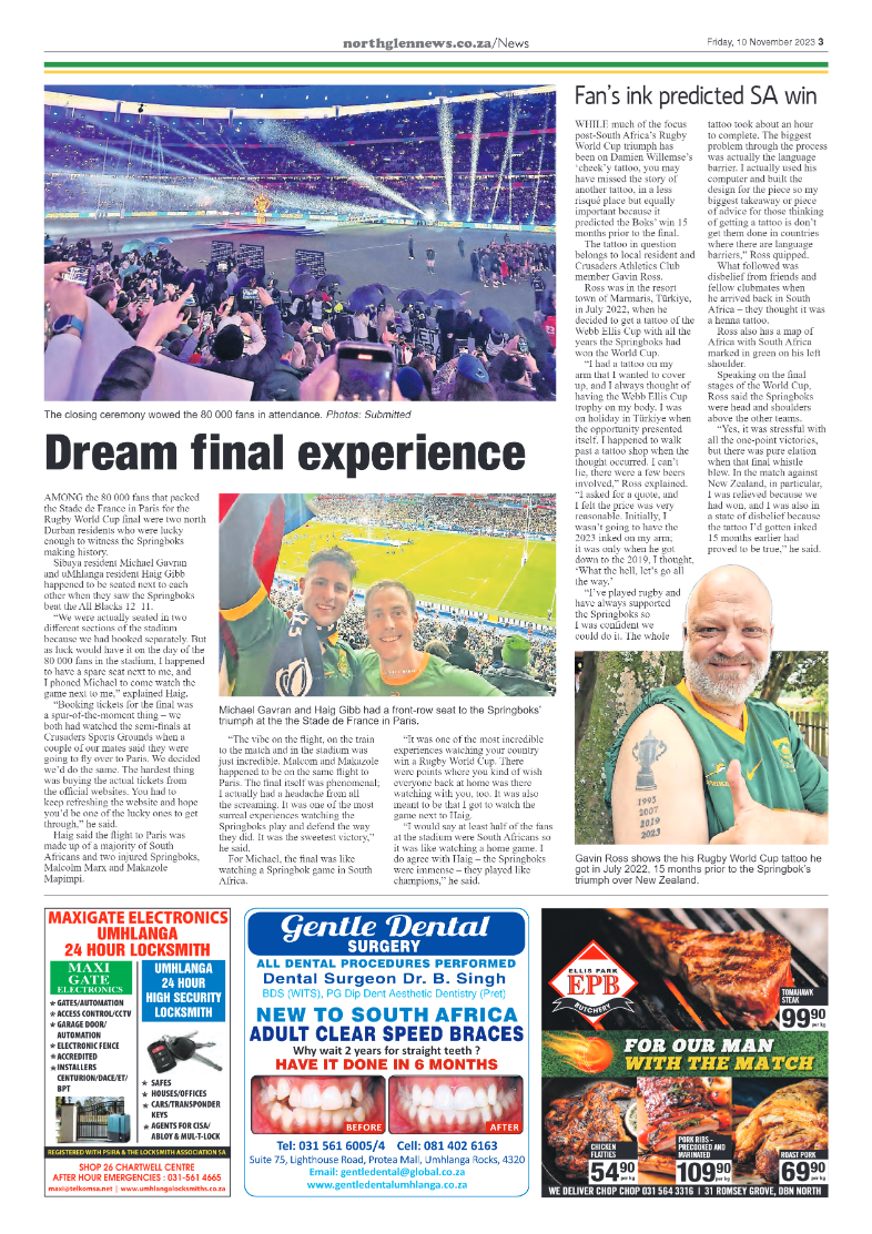 Northglen News 10 November 2023 page 3