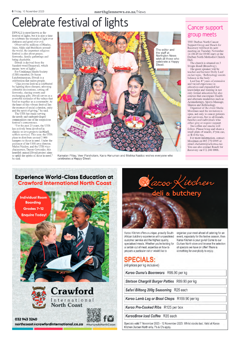 Northglen News 10 November 2023 page 6