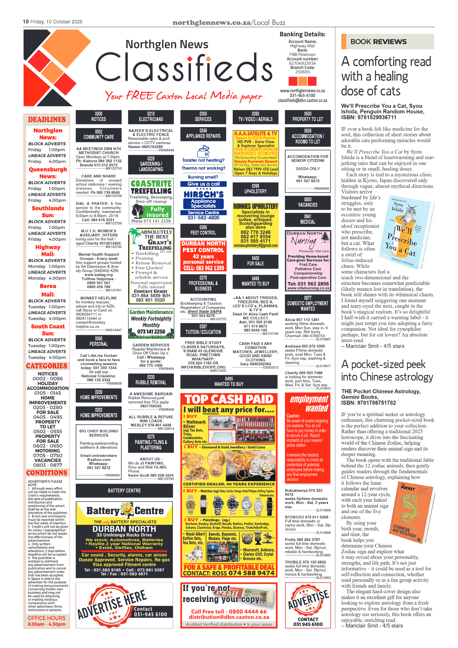 Northglen News 10 October 2025 page 10