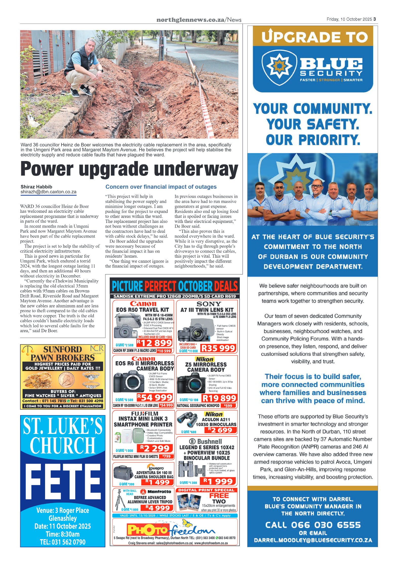 Northglen News 10 October 2025 page 3