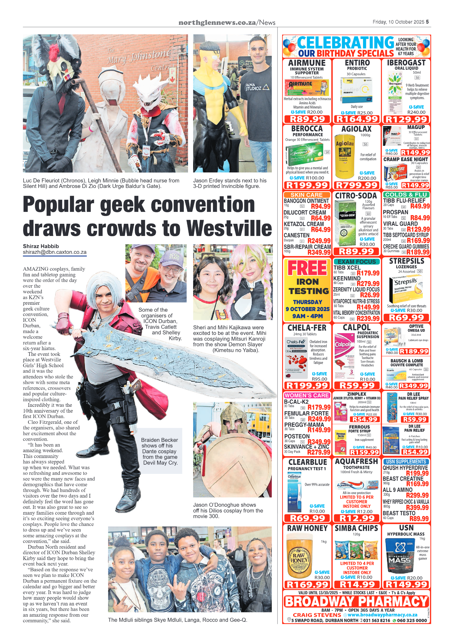 Northglen News 10 October 2025 page 5