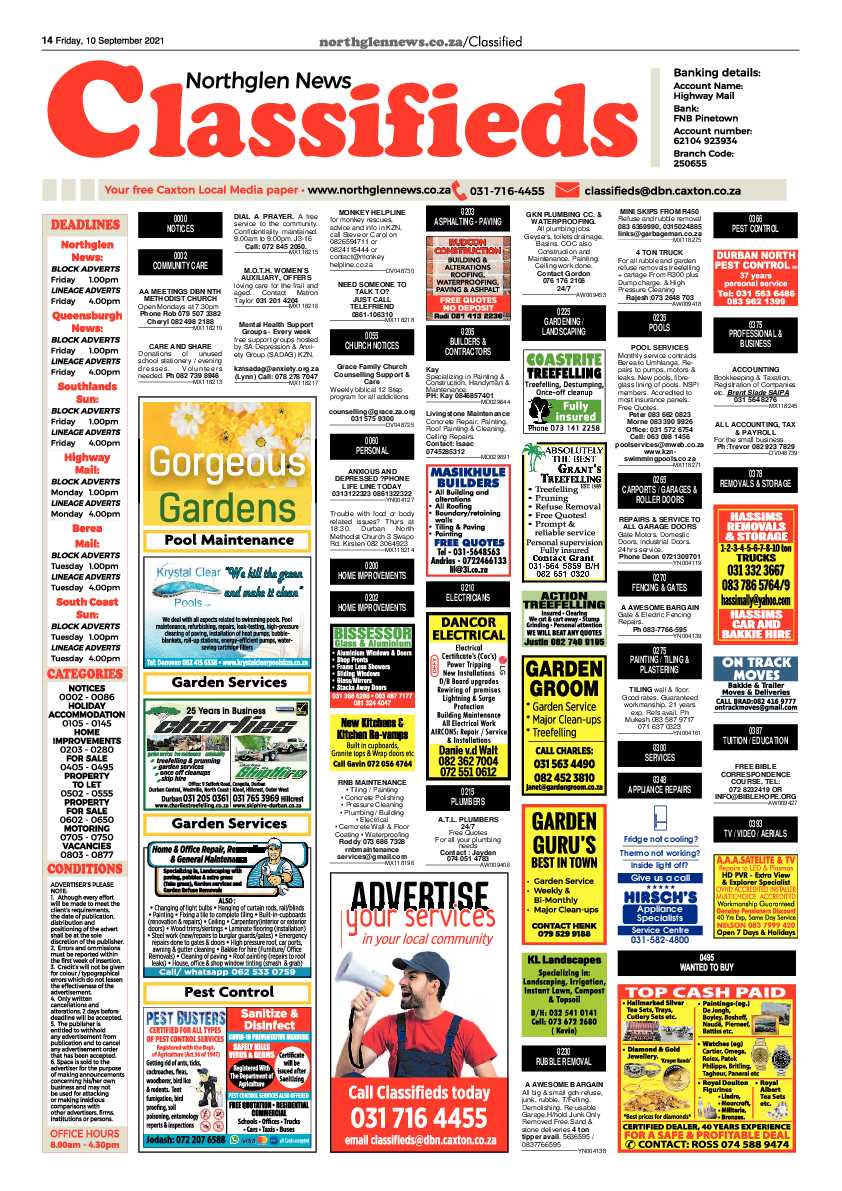 Northglen News 10 September 2021 page 14
