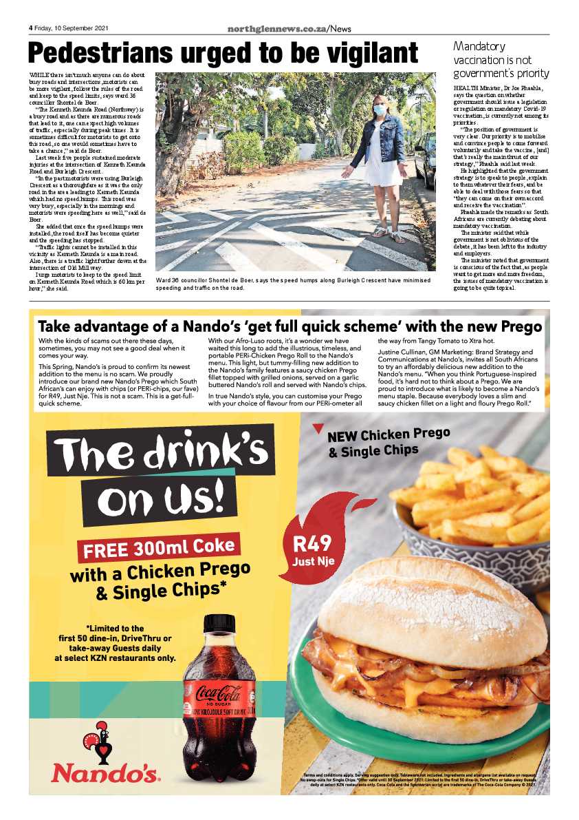 Northglen News 10 September 2021 page 4