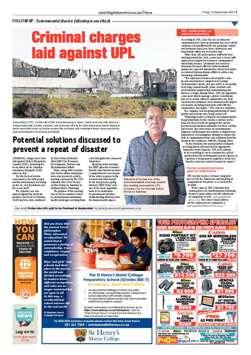 Northglen News 10 September 2021 page 5