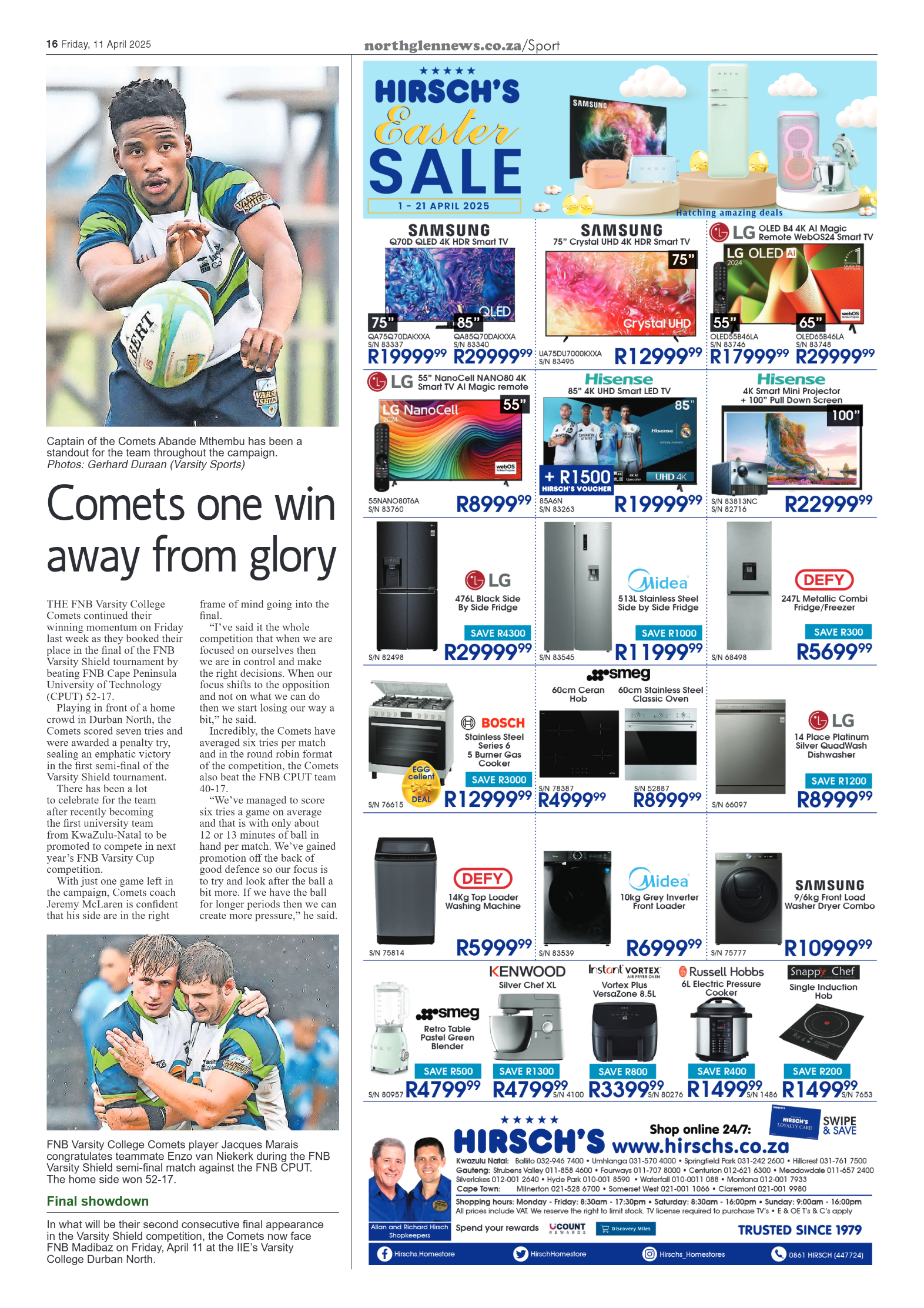 Northglen News 11 April 2025 page 16