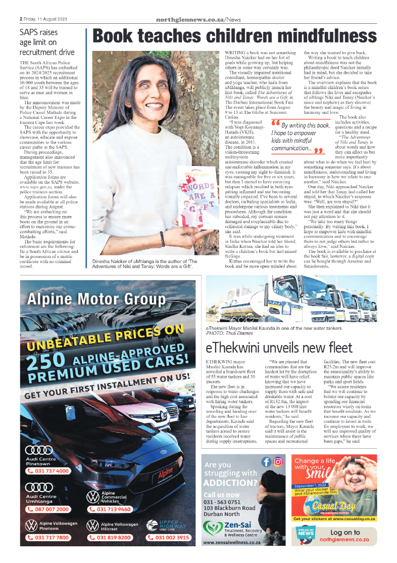 Northglen News 11 August 2023 page 2