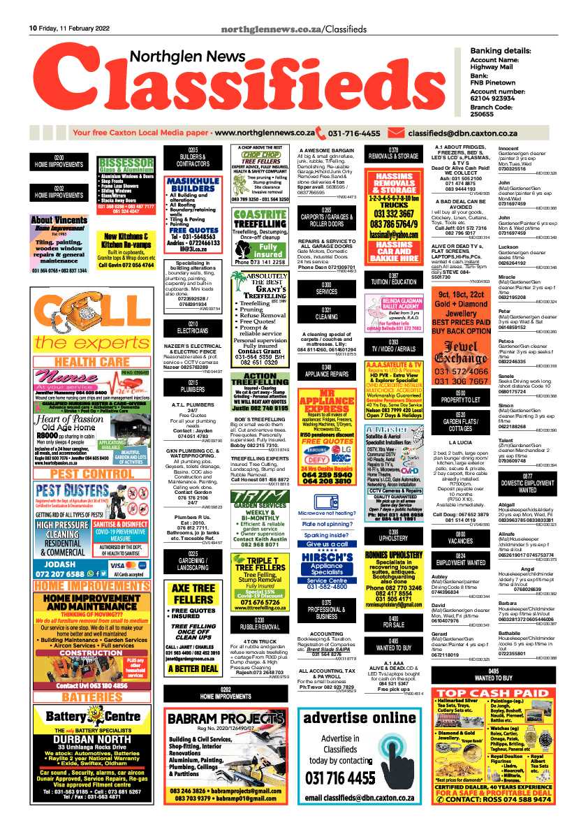 Northglen News 11 February 2022 page 10