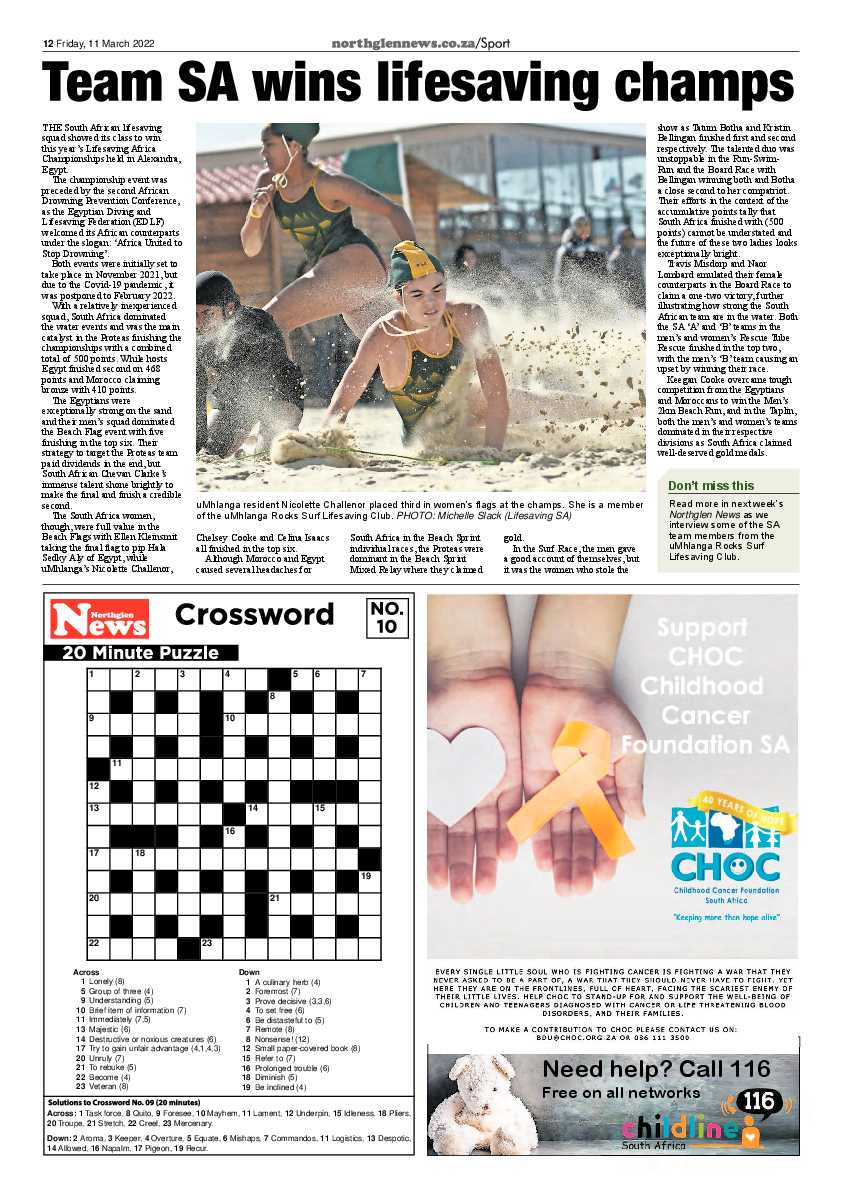 Northglen News 11 March 2022 page 12