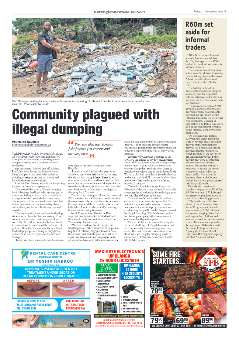 Northglen News 11 November 2022 page 3
