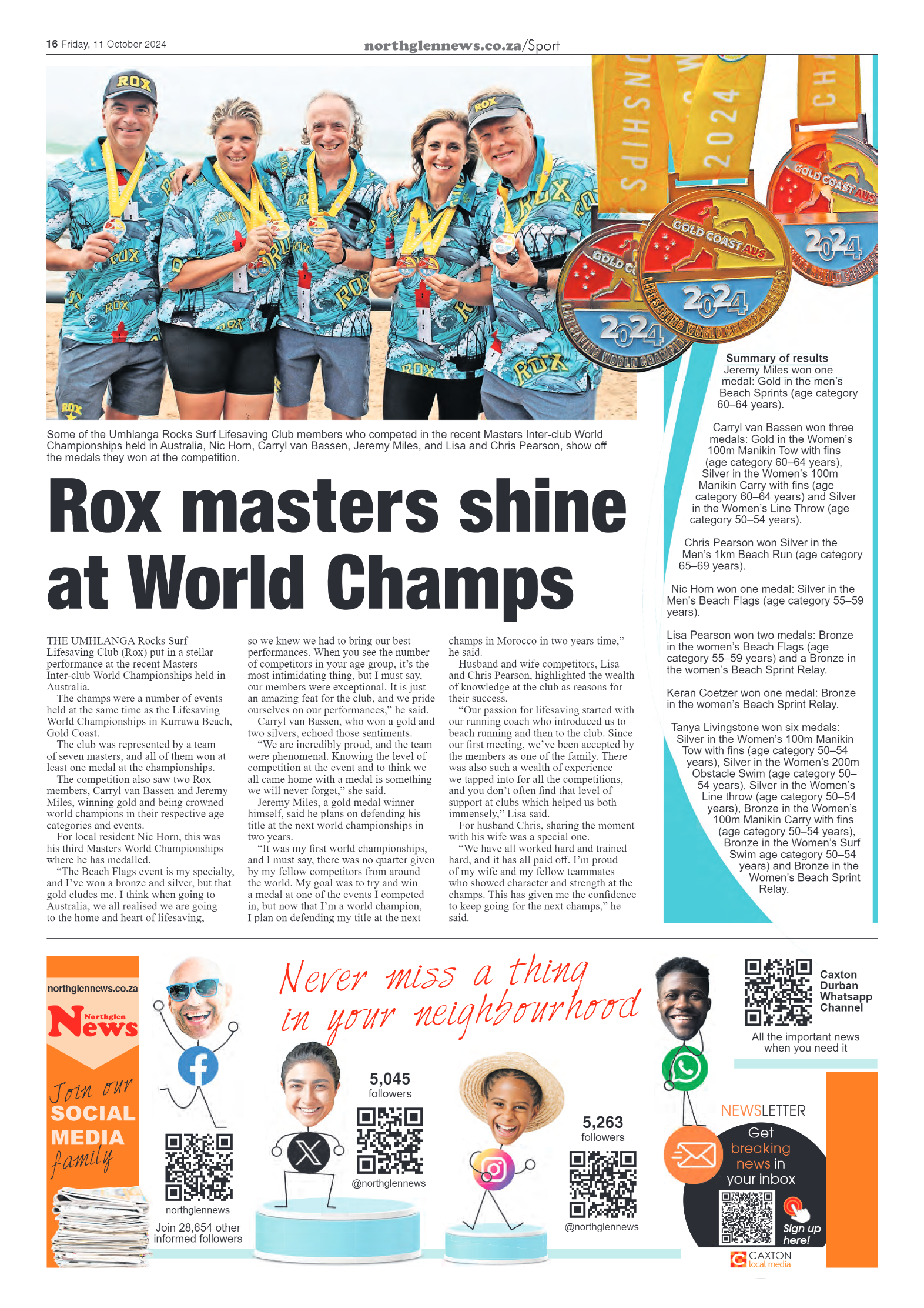 Northglen News 11 October 2024 page 16