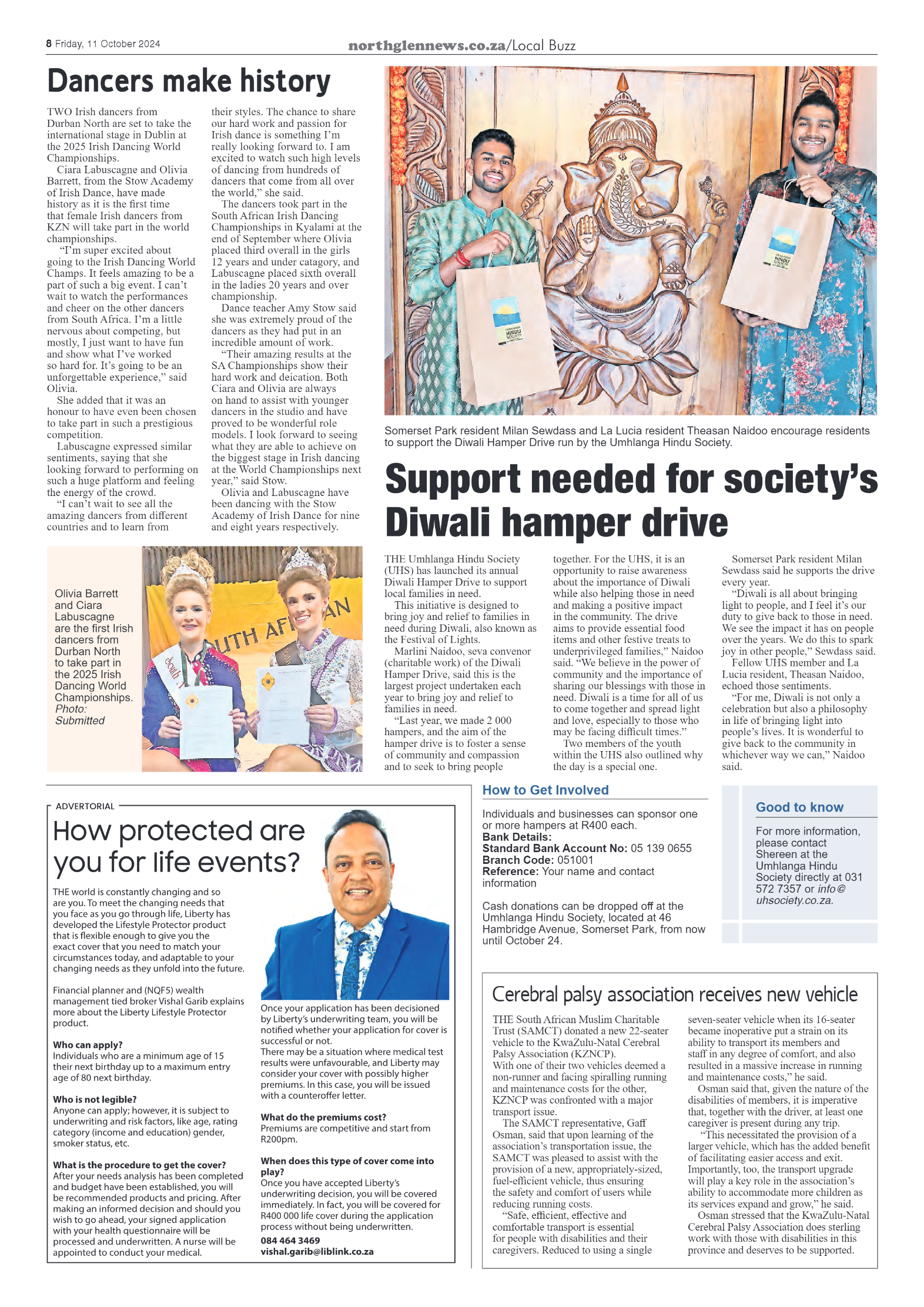 Northglen News 11 October 2024 page 8