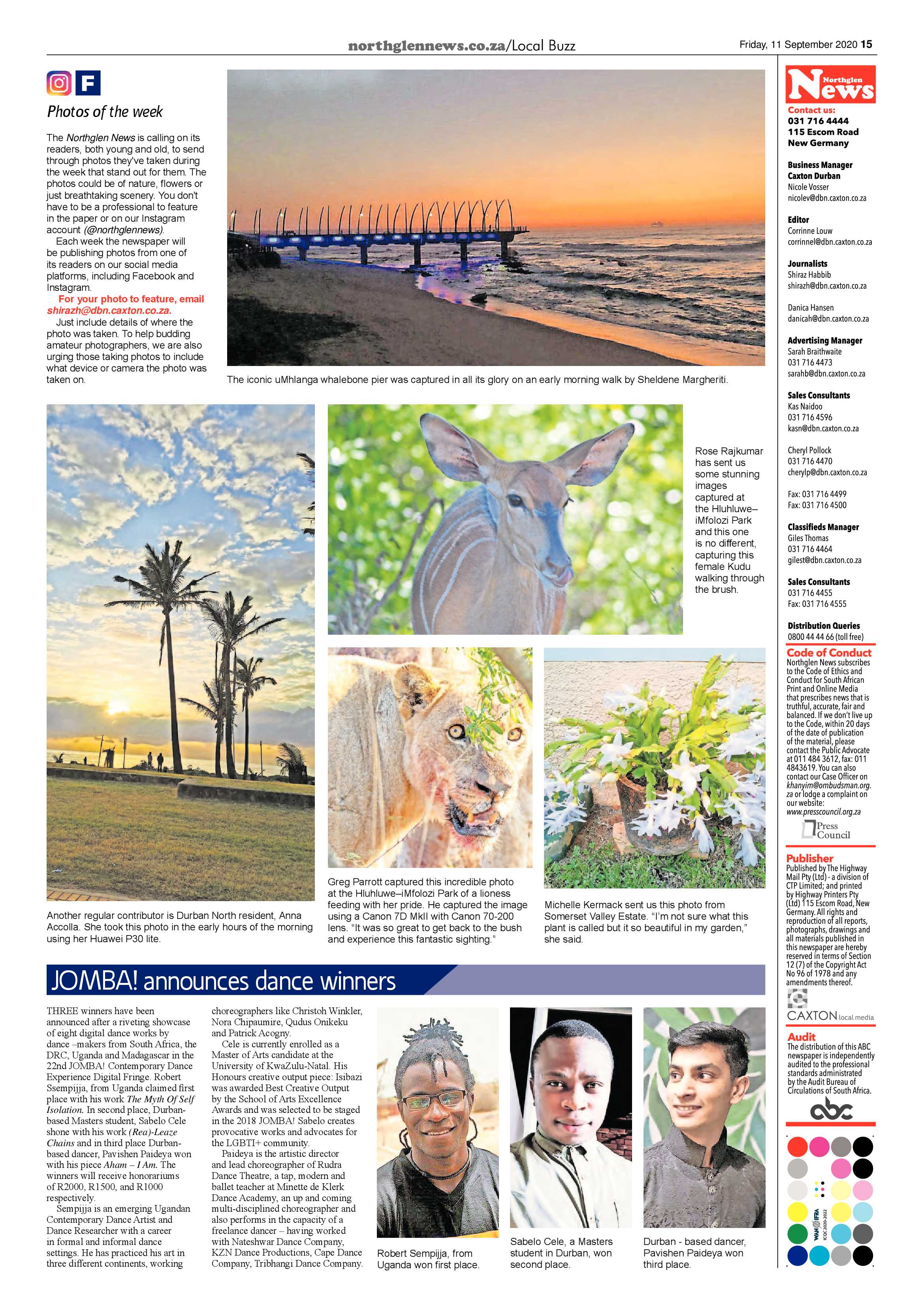 Northglen News 11 September 2020 page 15