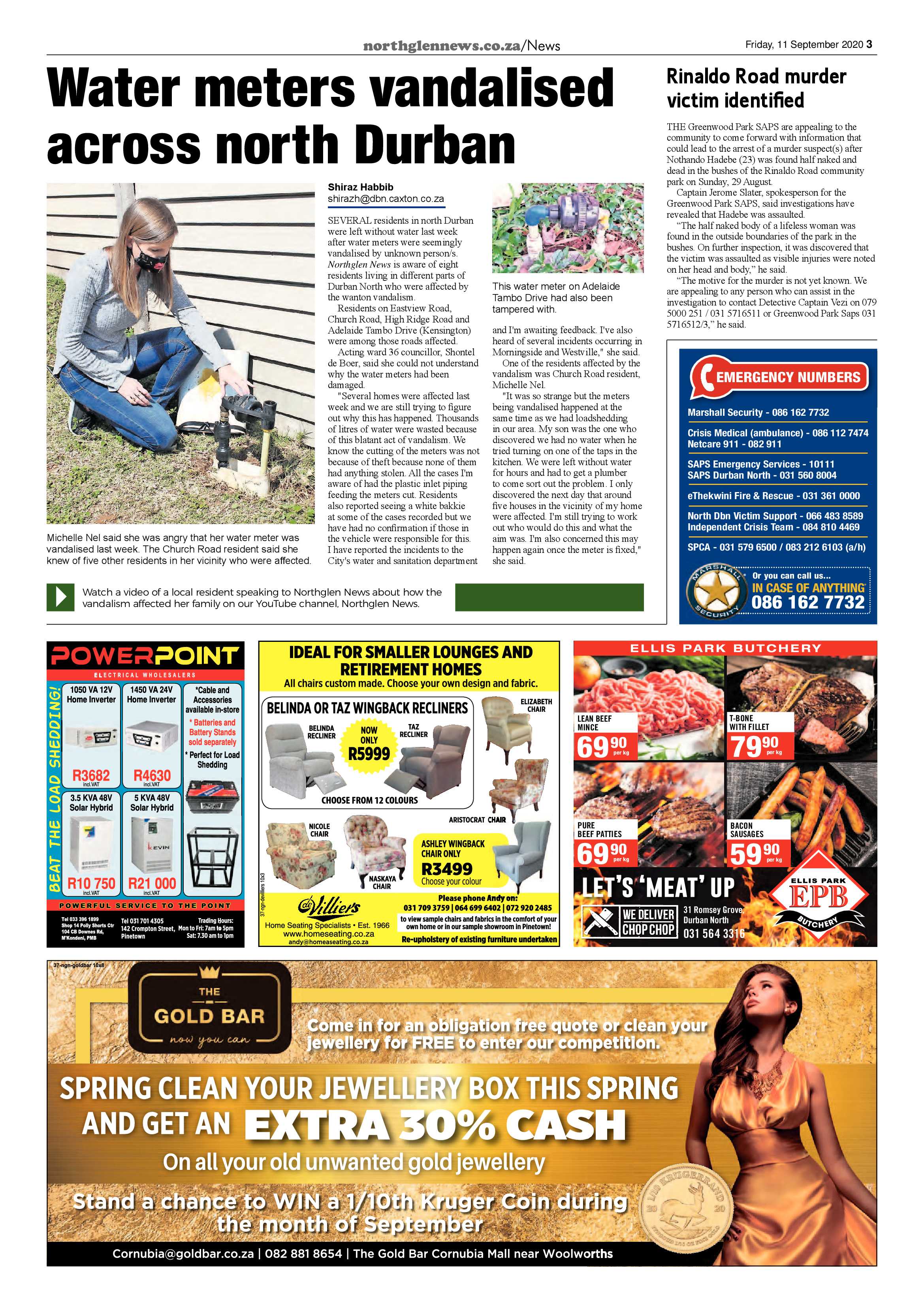 Northglen News 11 September 2020 page 3