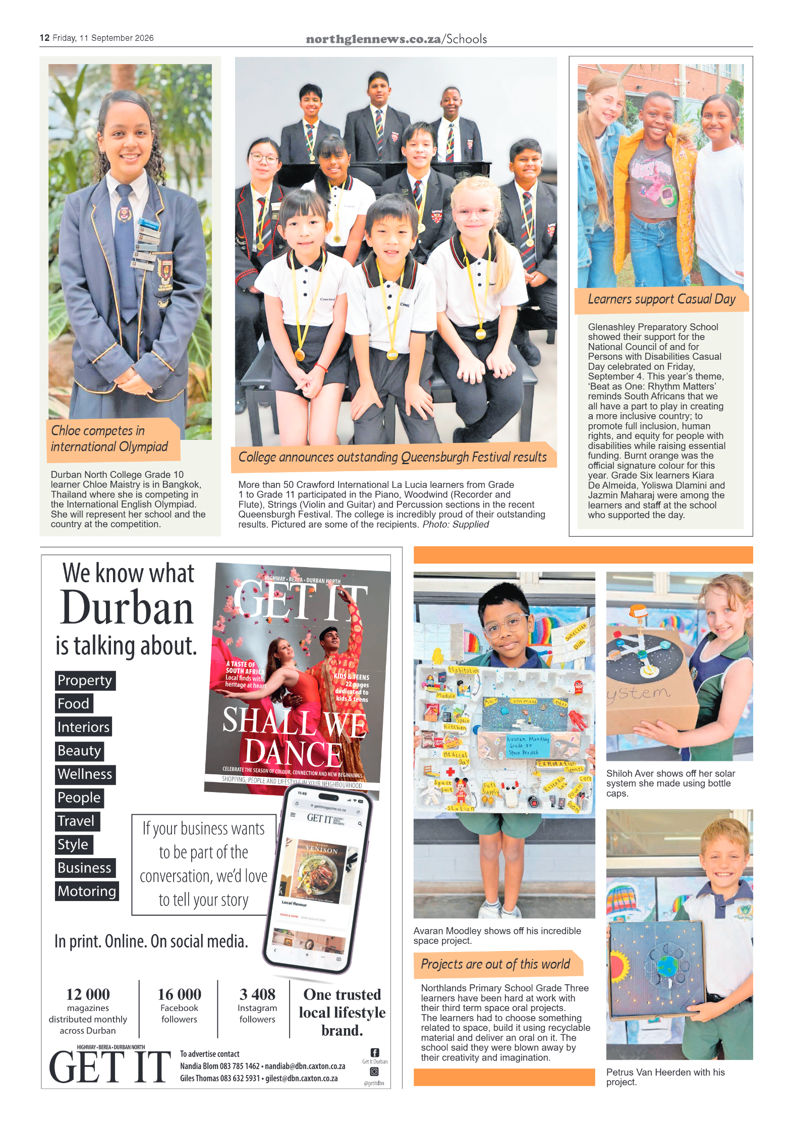 Northglen News 11 September 2026 page 12