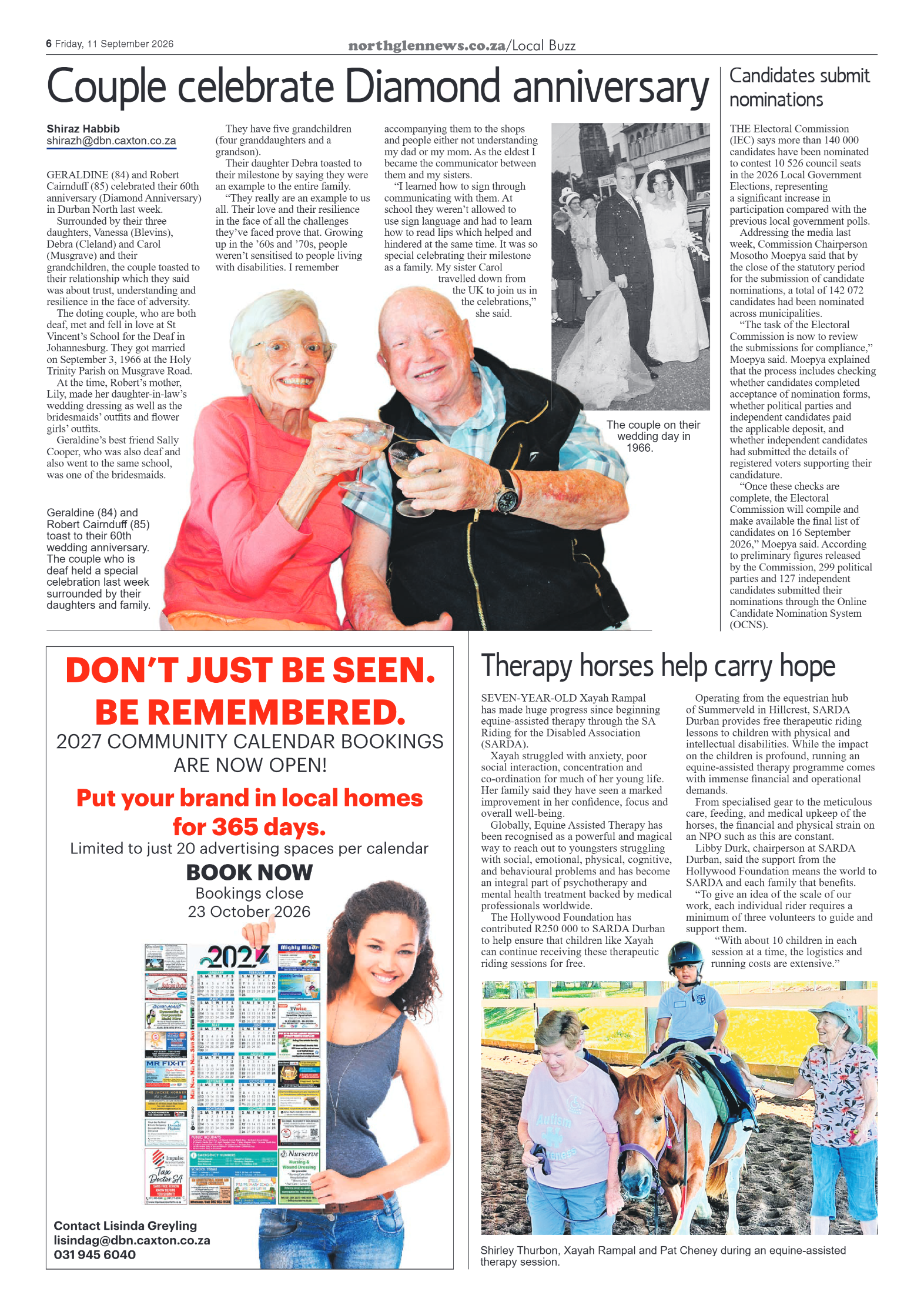 Northglen News 11 September 2026 page 6